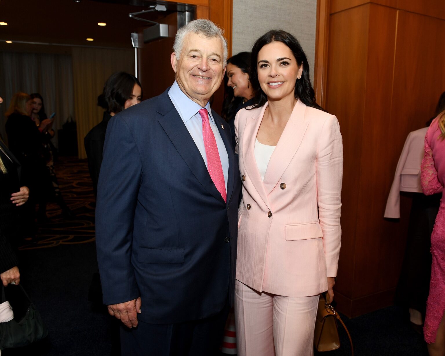 NEW YORK, NEW YORK - OCTOBER 30: William P. Lauder and Katie Lee Biegel attend the Breast Cancer Research Foundation New York Symposium & Awards Luncheon at New York Hilton Midtown on October 30, 2025 in New York City. (Photo by Noam Galai/Getty Images for Breast Cancer Research Foundation) NOAM GALAI