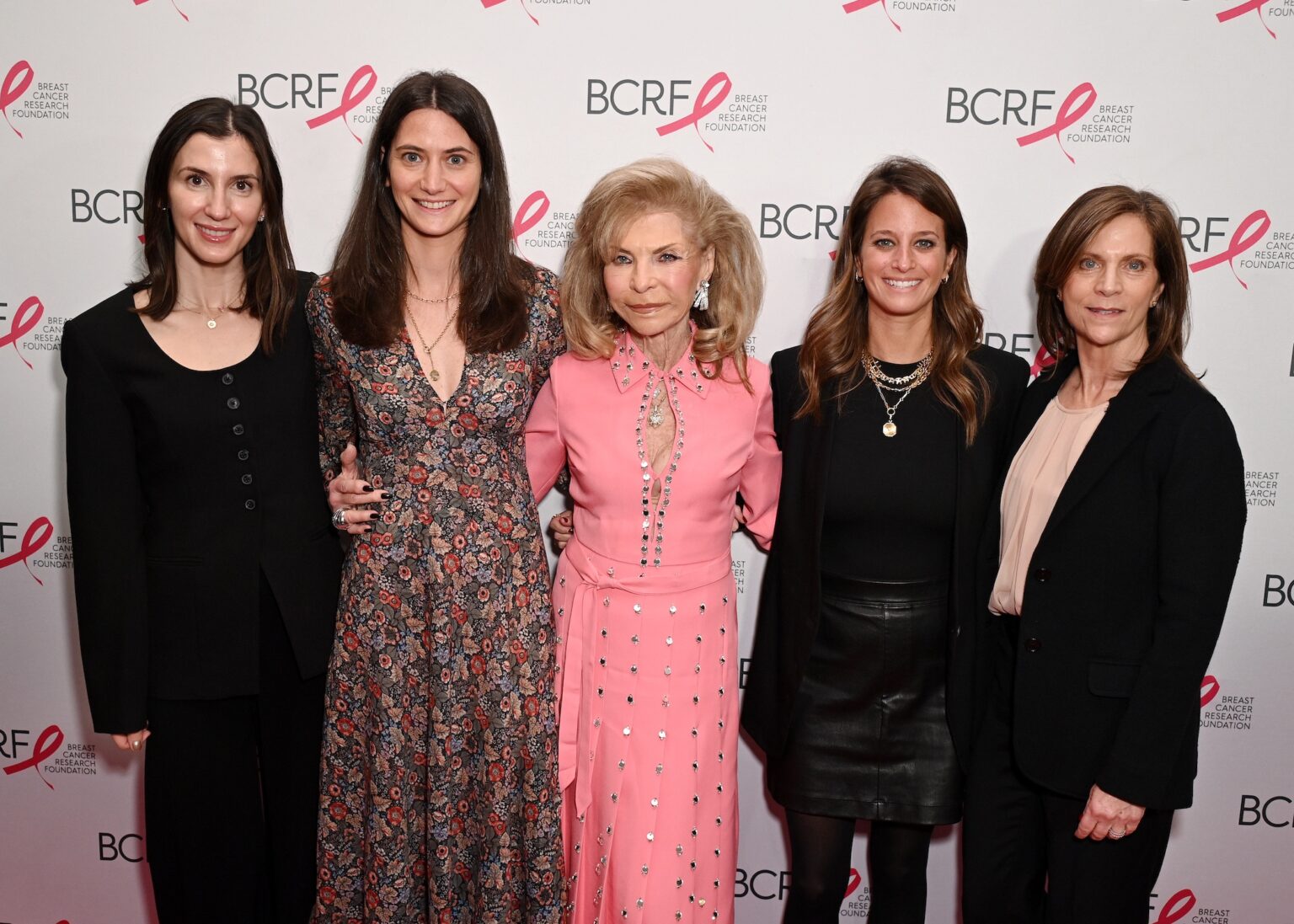 NEW YORK, NEW YORK - OCTOBER 30: Arlene Taub (C) attends the Breast Cancer Research Foundation New York Symposium & Awards Luncheon at New York Hilton Midtown on October 30, 2025 in New York City. (Photo by Bryan Bedder/Getty Images for Breast Cancer Research Foundation)