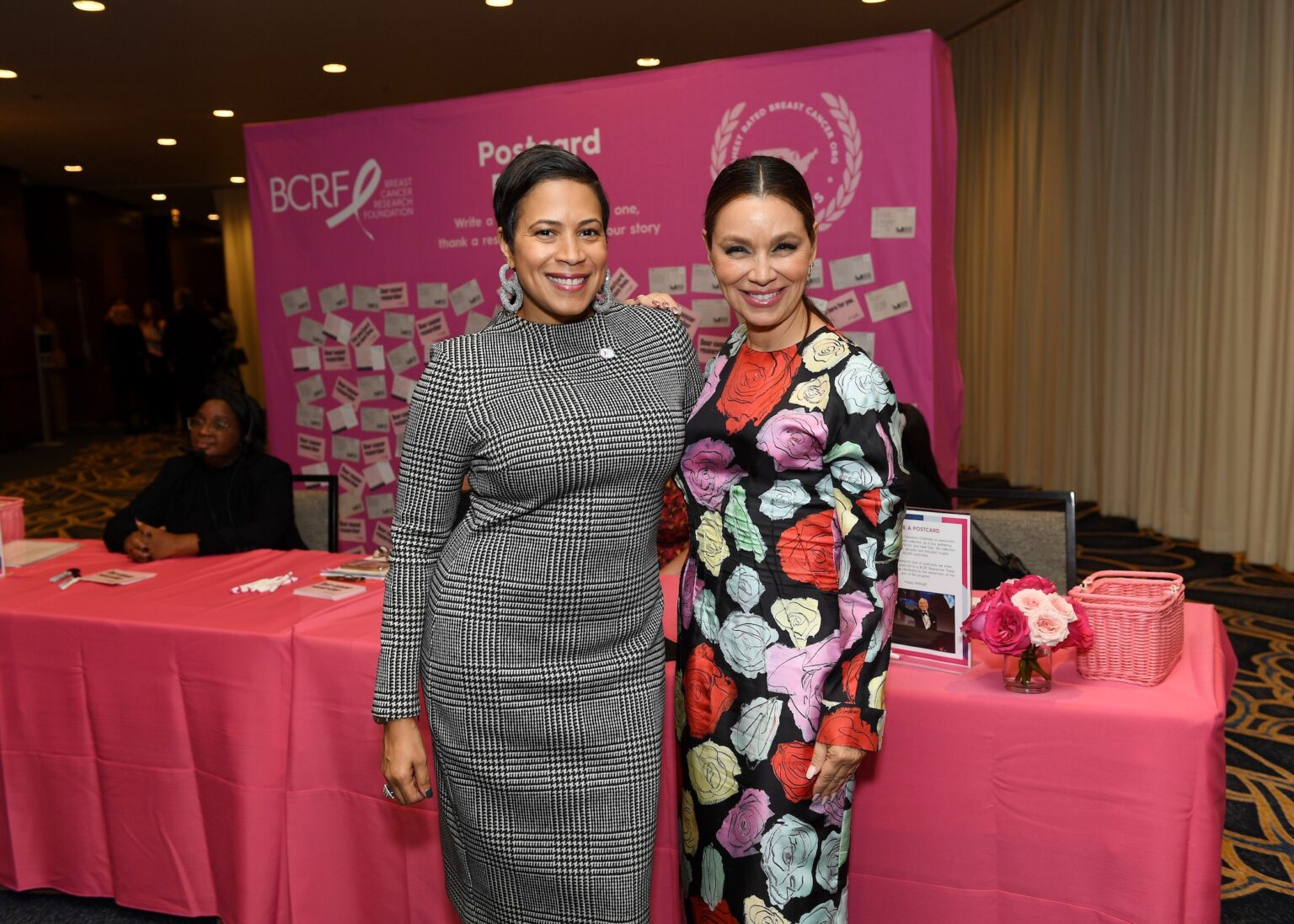 NEW YORK, NEW YORK - OCTOBER 30: Eunice Liriano and Gretta Monahan attend the Breast Cancer Research Foundation New York Symposium & Awards Luncheon at New York Hilton Midtown on October 30, 2025 in New York City. (Photo by Noam Galai/Getty Images for Breast Cancer Research Foundation) NOAM GALAI