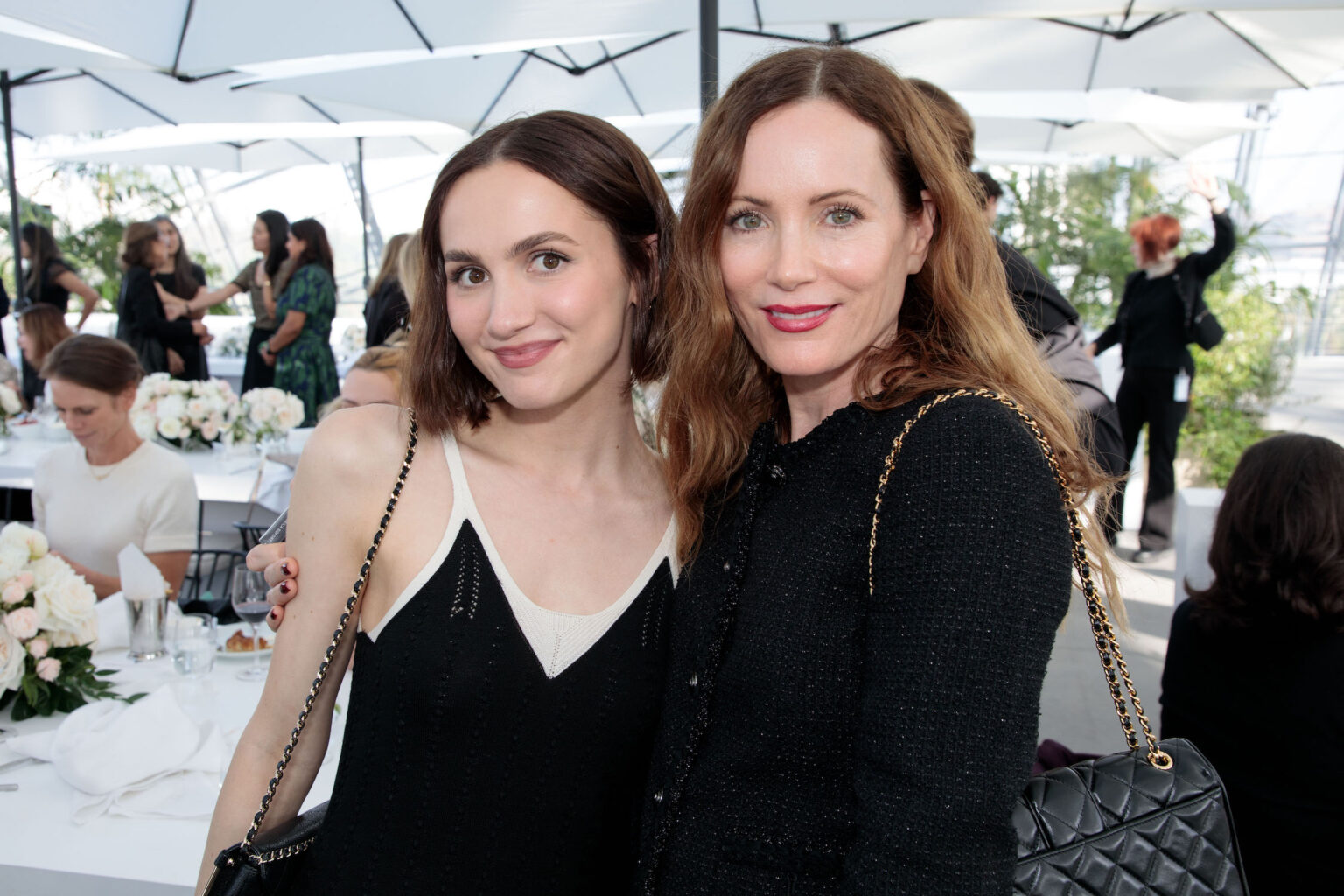 Maude Apatow and Leslie Mann at the Academy Women’s Luncheon Presented by CHANEL hosted by the Academy of Motion Picture Arts and Sciences on Tuesday, November 4, 2025.