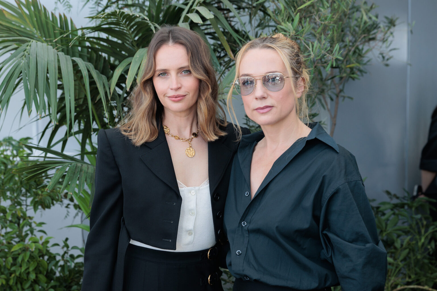 Felicity Jones and Kerry Condon at the Academy Women’s Luncheon Presented by CHANEL hosted by the Academy of Motion Picture Arts and Sciences on Tuesday, November 4, 2025.