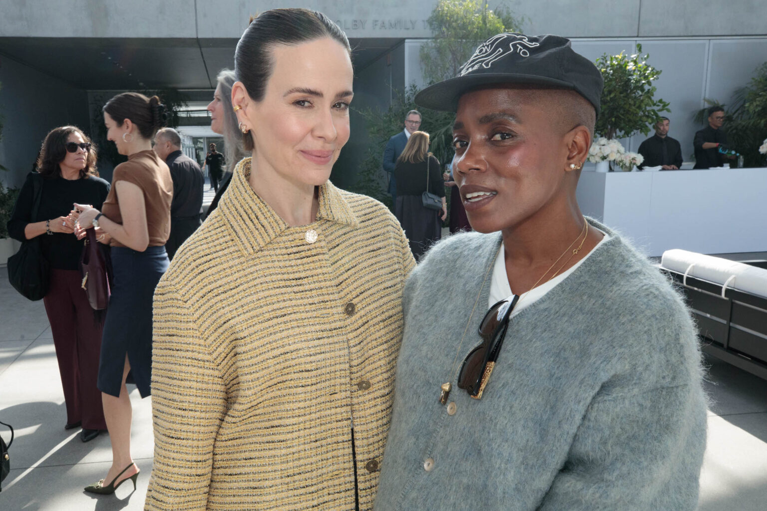 Sarah Paulson and Janicza Bravo at the Academy Women’s Luncheon Presented by CHANEL hosted by the Academy of Motion Picture Arts and Sciences on Tuesday, November 4, 2025.
