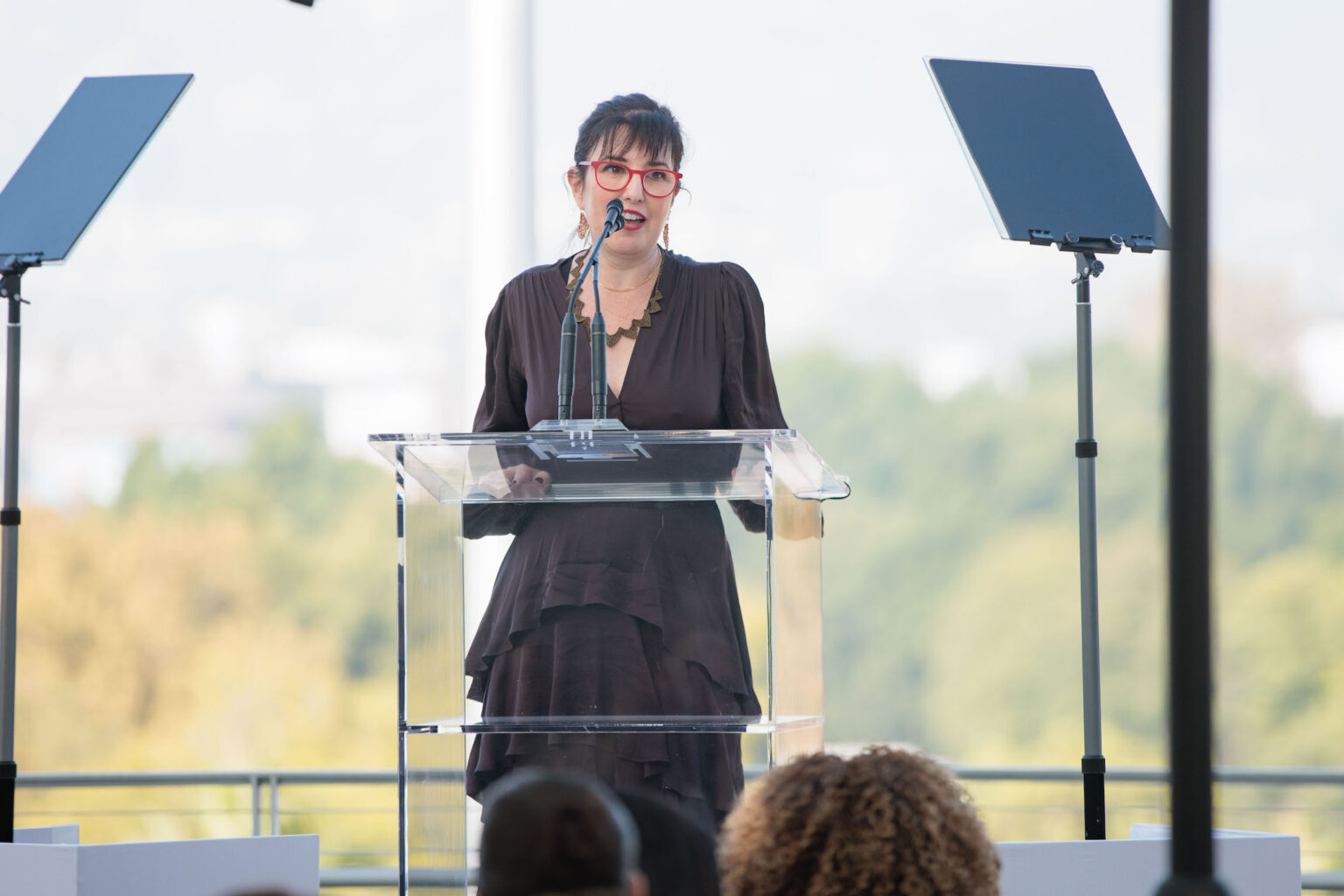 Alina Simone at the Academy Women’s Luncheon Presented by CHANEL hosted by the Academy of Motion Picture Arts and Sciences on Tuesday, November 4, 2025.