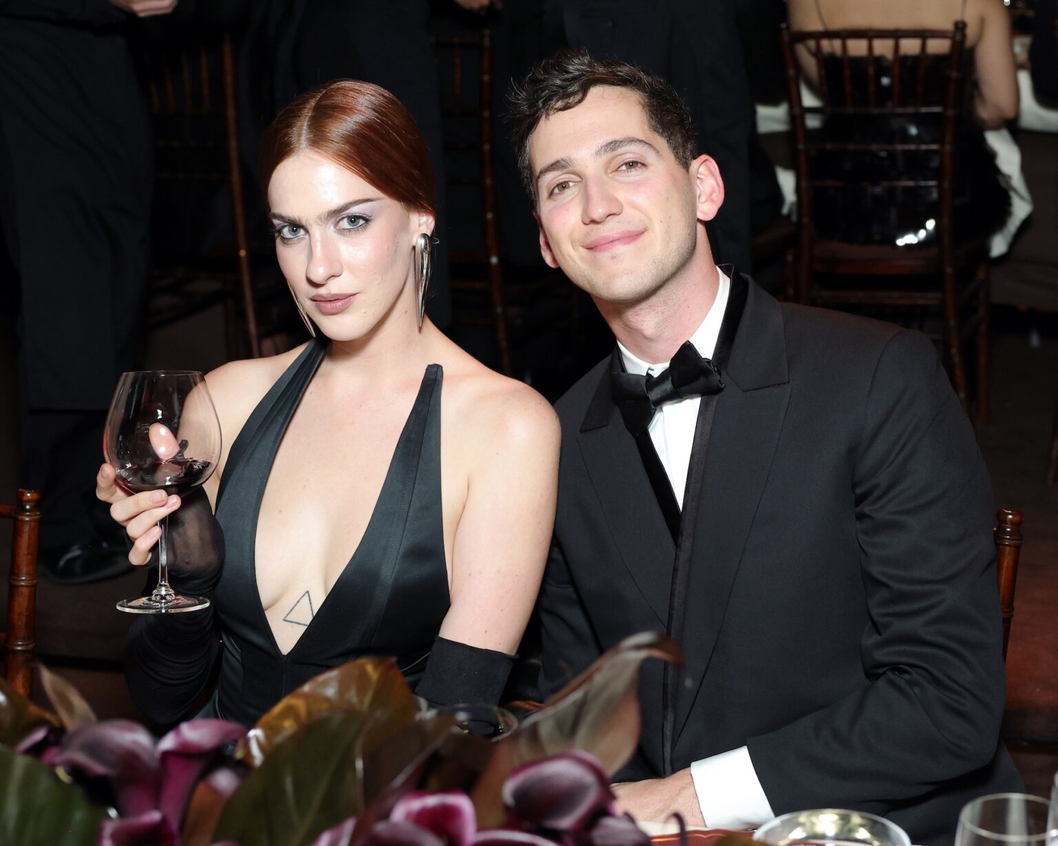 LOS ANGELES, CALIFORNIA - NOVEMBER 01: (L-R) Tati Bruening and Matt Friend attend the 2025 LACMA Art+Film Gala, Presented By Gucci at Los Angeles County Museum of Art on November 01, 2025 in Los Angeles, California. (Photo by Stefanie Keenan/Getty Images for LACMA)