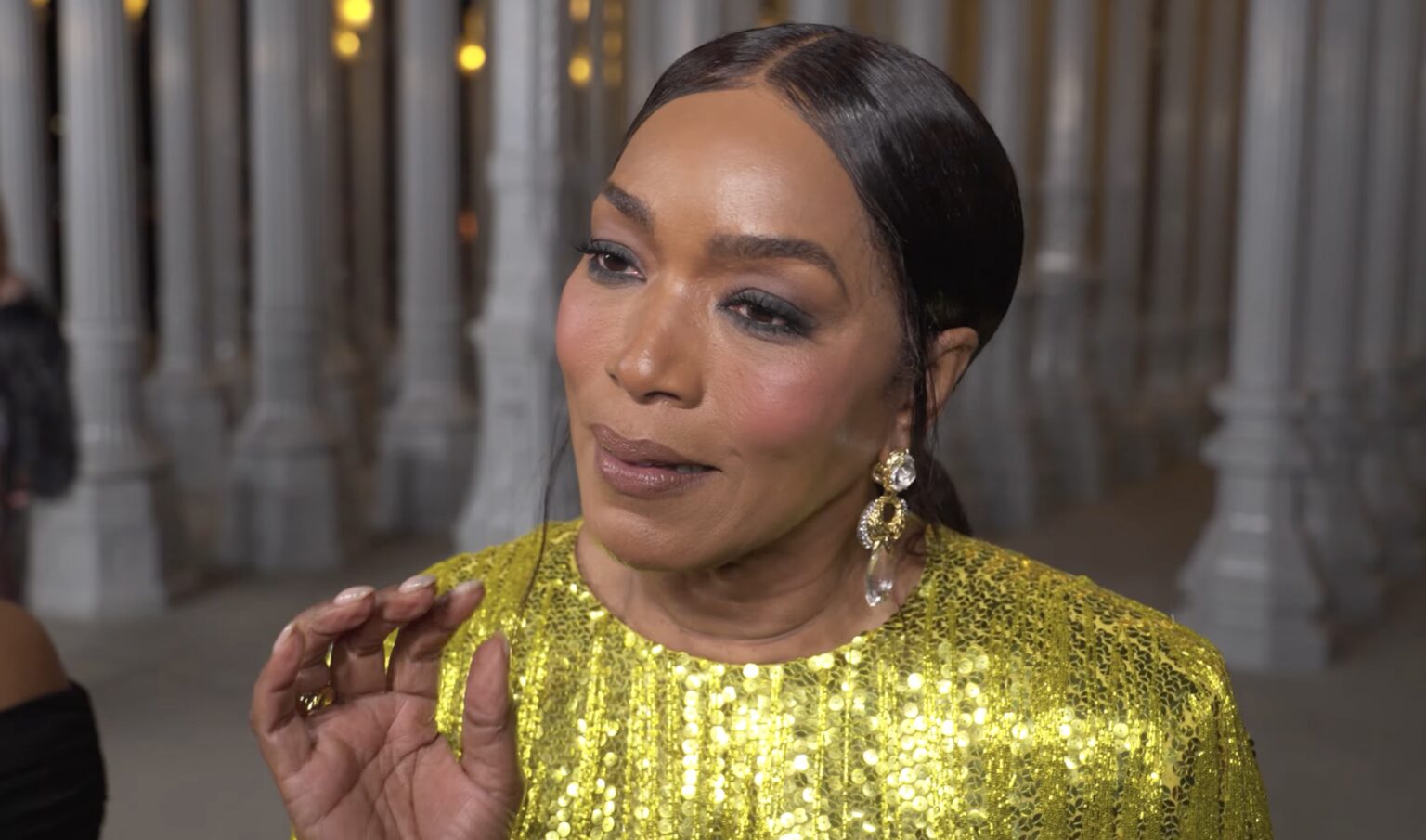 Angela Bassett Interview at the LACMA 14th Annual Art+Film Gala hosted by Gucci