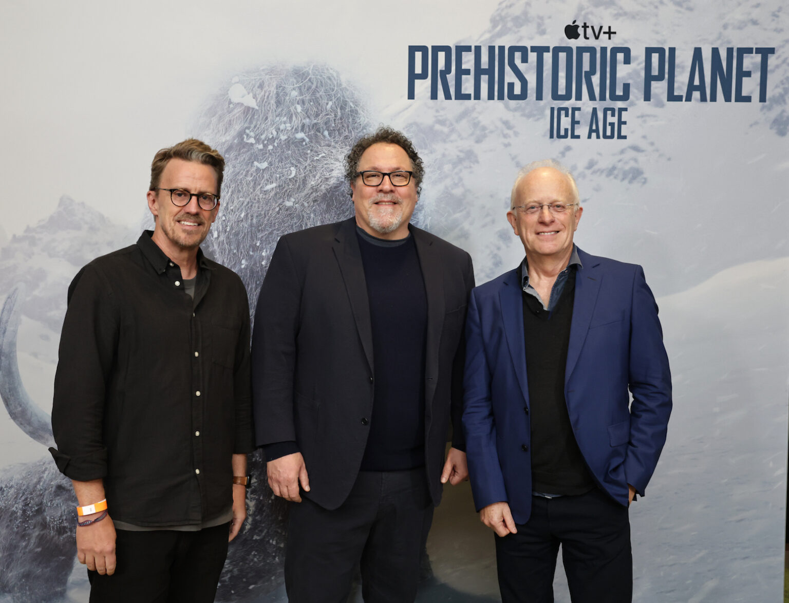 Apple TV, Jon Favreau, Mike Gunton and BBC celebrate the upcoming premiere of Prehistoric Planet: Ice Age at Natural History Museum