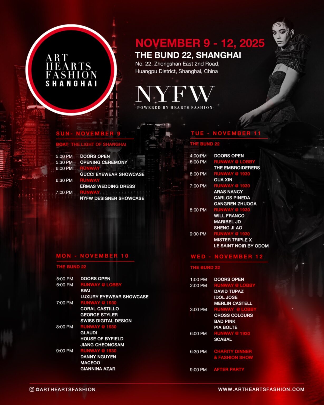 Art Hearts Fashion Expands to Asia with Debut Showcase in Shanghai