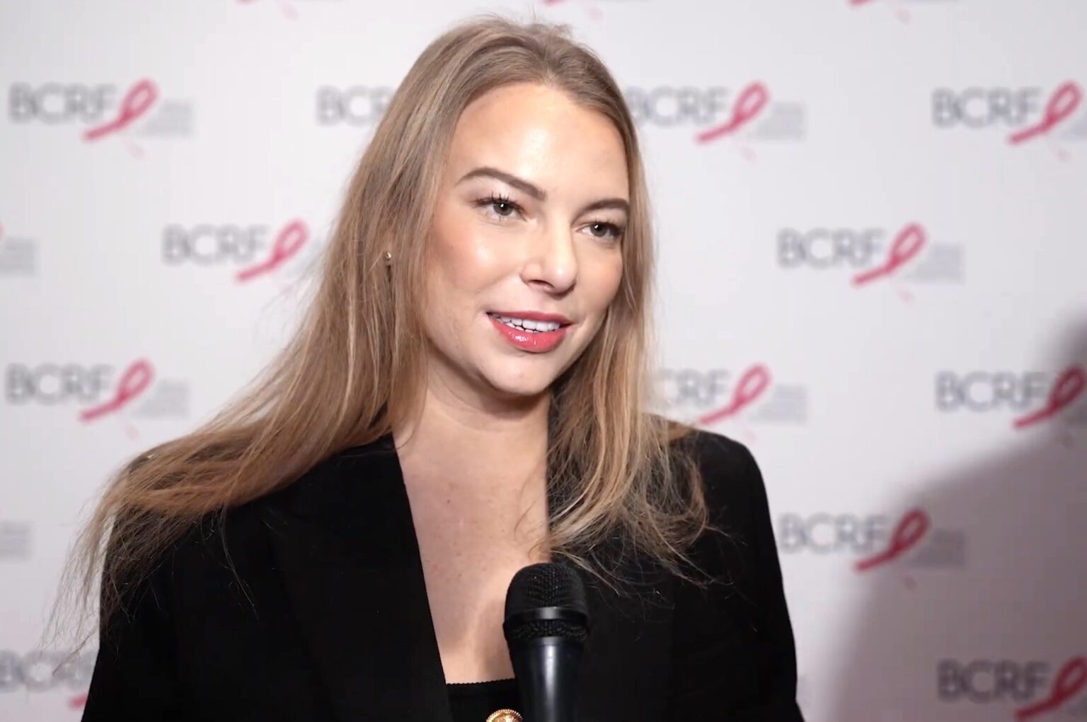 Emily Rockefeller Interview at the BCRF Breast Cancer Research Foundation 2025
