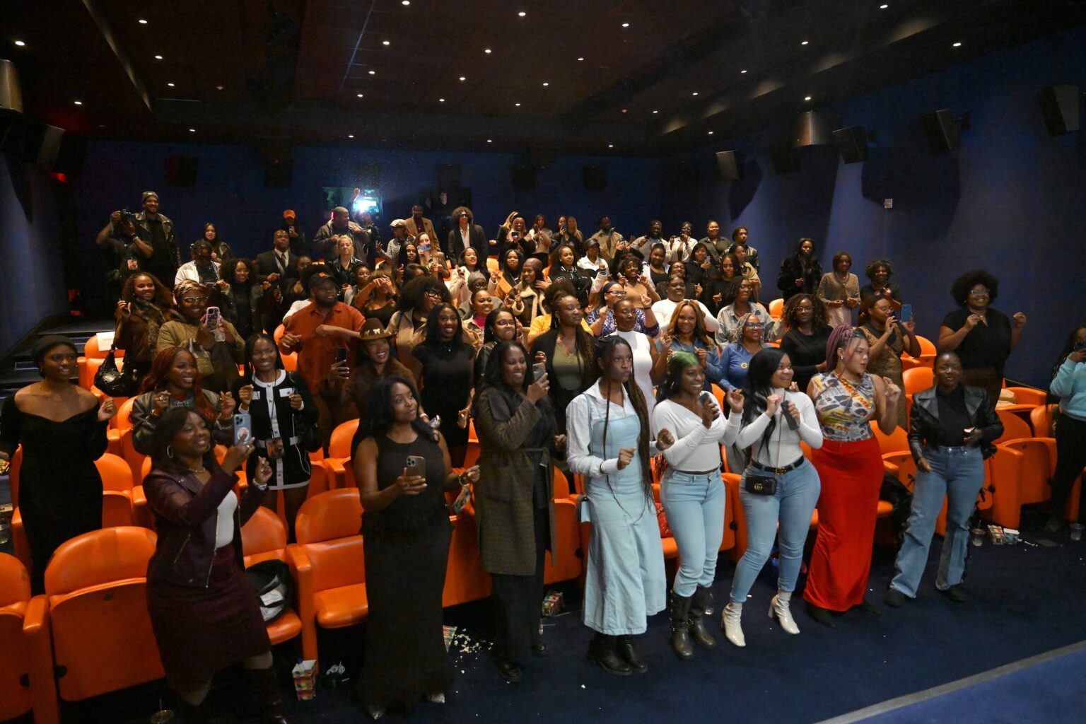 NEW YORK, NEW YORK - NOVEMBER 05: A general view of the audience during the NY special screening of Amazon MGM Studios "Sarah's Oil" at The Whitby Hotel on November 05, 2025 in New York City. (Photo by Valerie Terranova/Getty Images for Amazon MGM Studios)