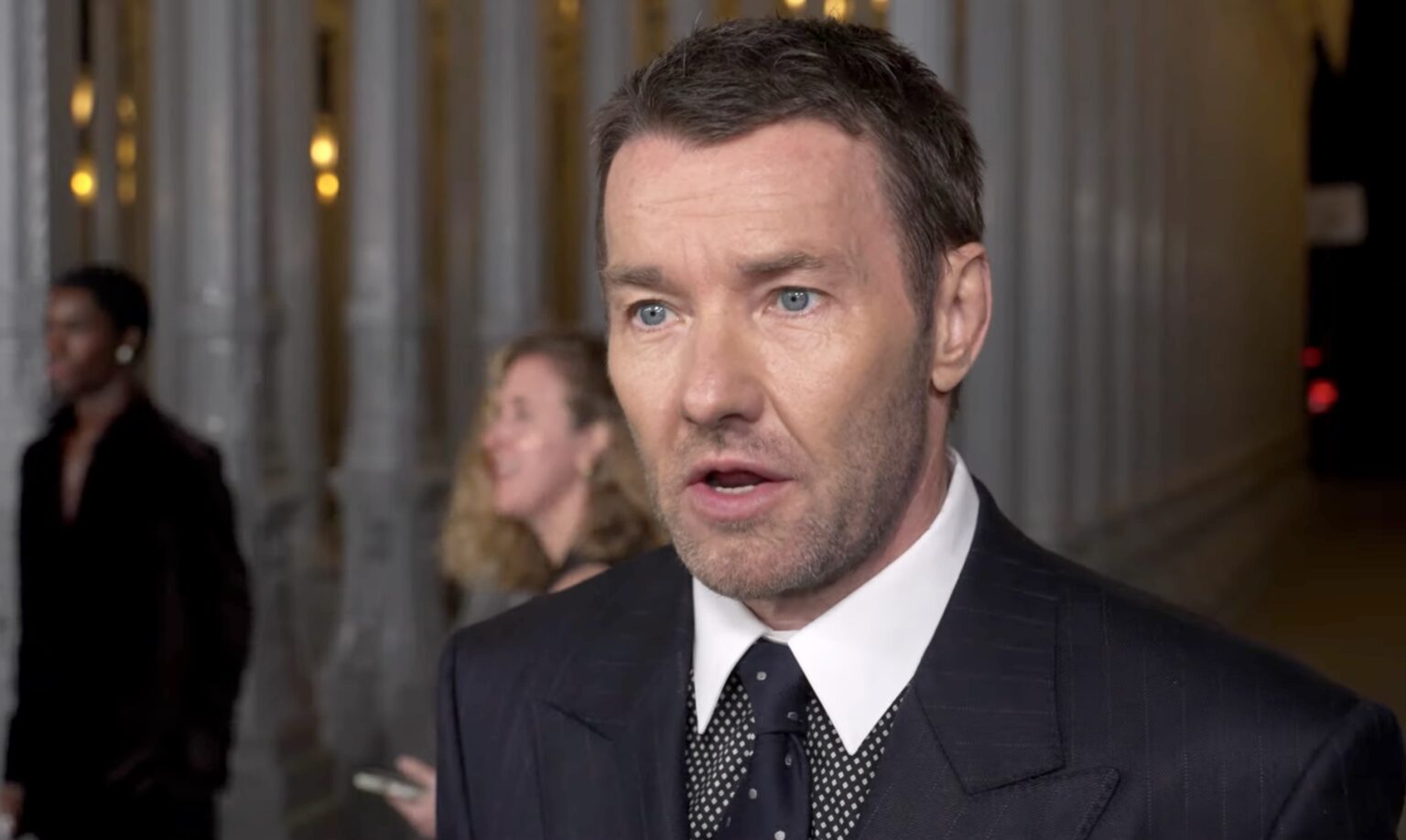 Joel Edgerton Interview at the LACMA 14th Annual Art+Film Gala hosted by Gucci – gallery moment