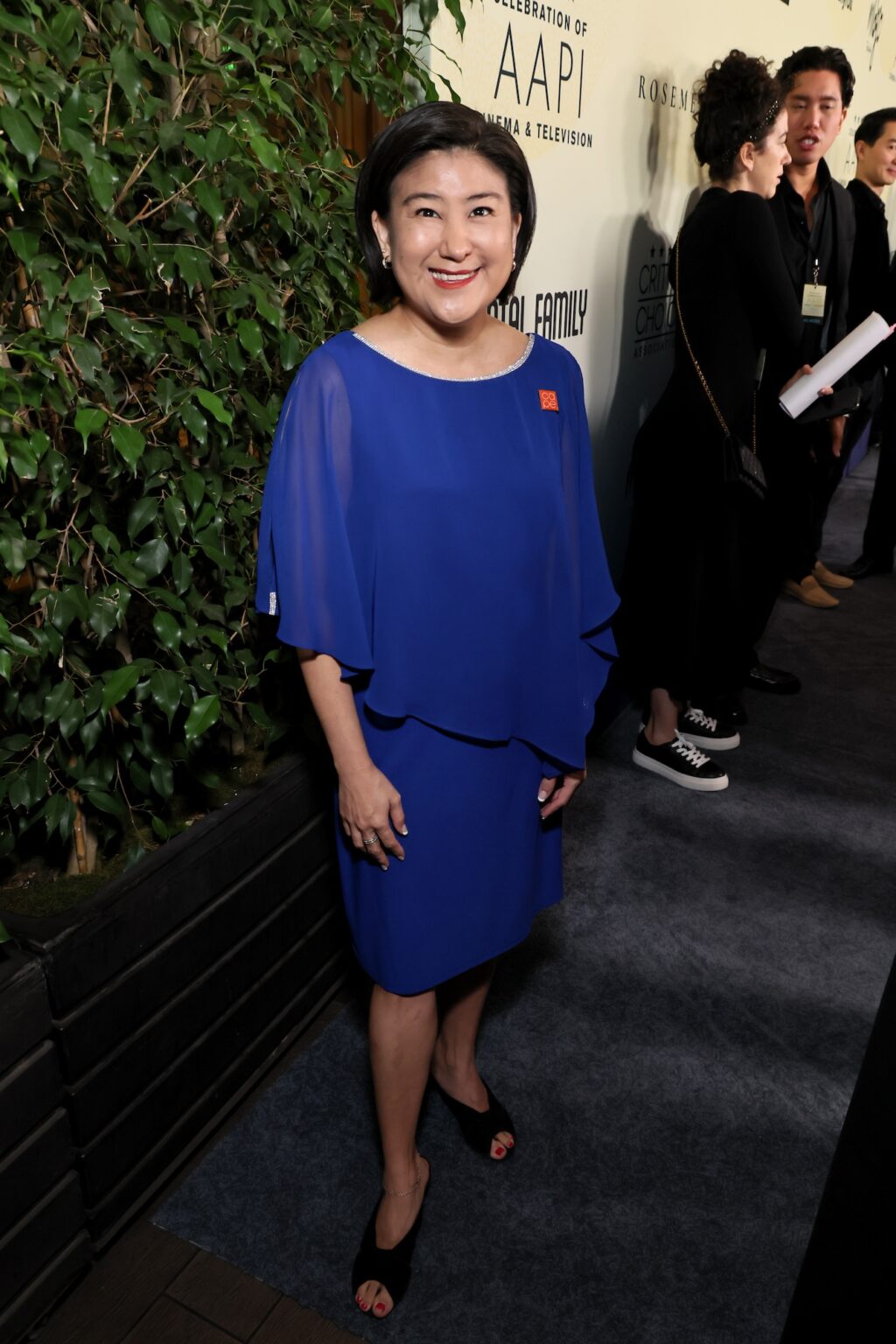 LOS ANGELES, CALIFORNIA - NOVEMBER 14: Michelle Sugihara, Executive Director & CEO, CAPE, attends The Critics Choice Association's 4th Annual Celebration of AAPI Cinema & Television at Four Seasons Hotel Los Angeles at Beverly Hills on November 14, 2025 in Los Angeles, California. (Photo by Rodin Eckenroth/Getty Images for Critics Choice Association)