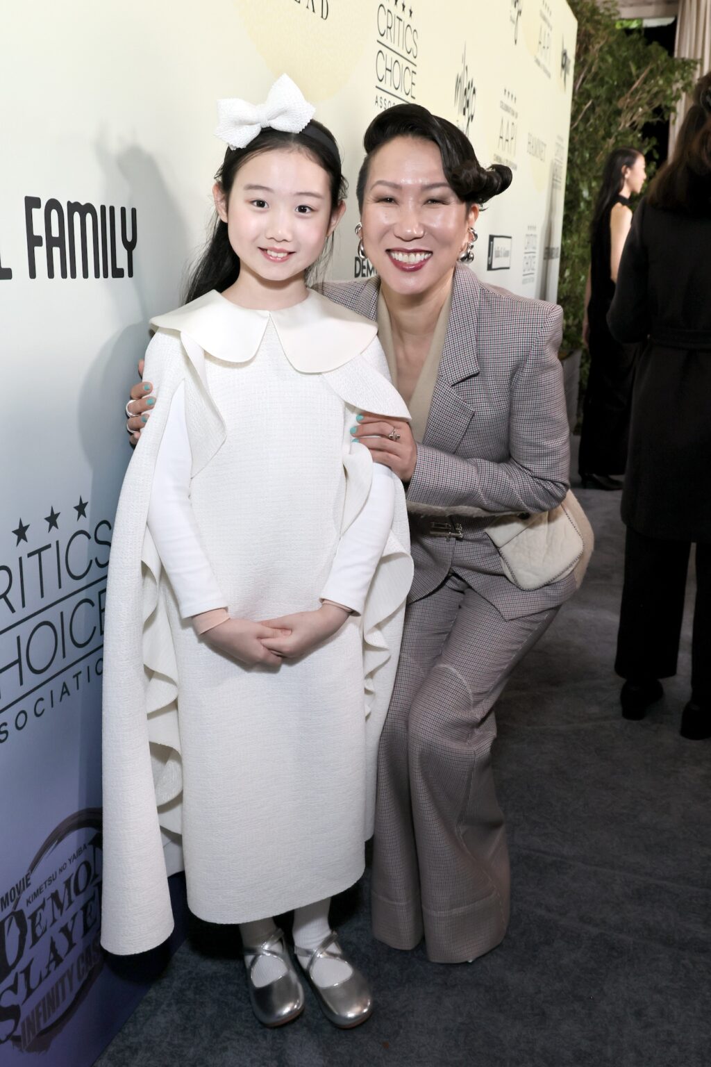 LOS ANGELES, CALIFORNIA - NOVEMBER 14: (L-R) Nina Ye and Hikari attend The Critics Choice Association's 4th Annual Celebration of AAPI Cinema & Television at Four Seasons Hotel Los Angeles at Beverly Hills on November 14, 2025 in Los Angeles, California. (Photo by Rodin Eckenroth/Getty Images for Critics Choice Association)