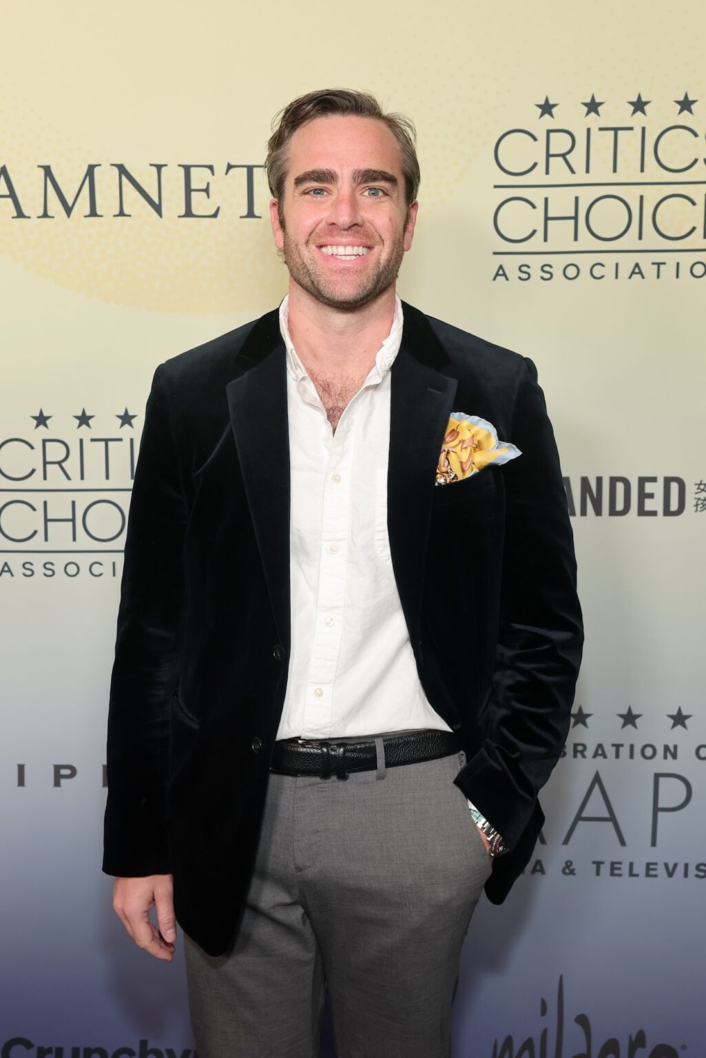 LOS ANGELES, CALIFORNIA - NOVEMBER 14: Andrew Corkin attends The Critics Choice Association's 4th Annual Celebration of AAPI Cinema & Television at Four Seasons Hotel Los Angeles at Beverly Hills on November 14, 2025 in Los Angeles, California. (Photo by Emma McIntyre/Getty Images for Critics Choice Association)