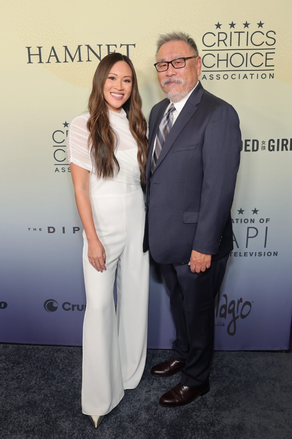 LOS ANGELES, CALIFORNIA - NOVEMBER 14: Kylie Mar (L) and guest attend The Critics Choice Association's 4th Annual Celebration of AAPI Cinema & Television at Four Seasons Hotel Los Angeles at Beverly Hills on November 14, 2025 in Los Angeles, California. (Photo by Emma McIntyre/Getty Images for Critics Choice Association)