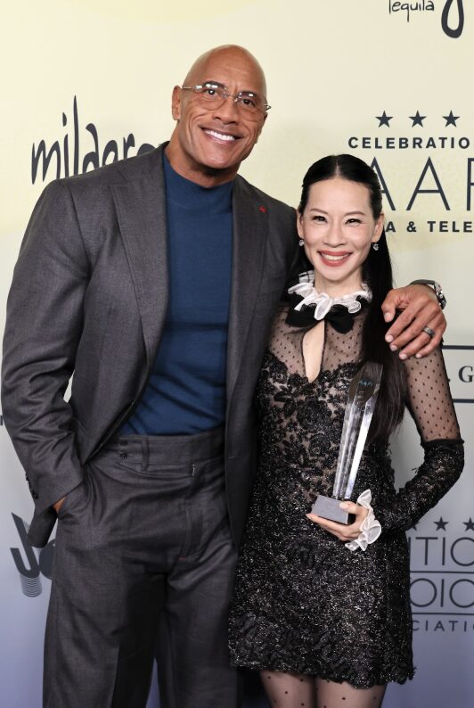 Lucy Liu received the Trailblazer Award at The Critics Choice Association's 4th Annual Celebration of AAPI Cinema & Television