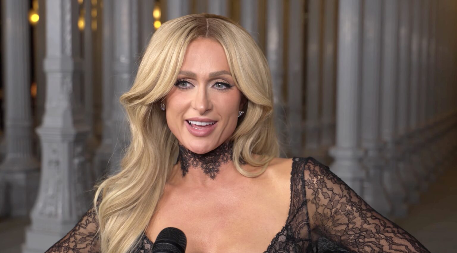 Paris Hilton Interview at the LACMA 14th Annual Art+Film Gala hosted by Gucci