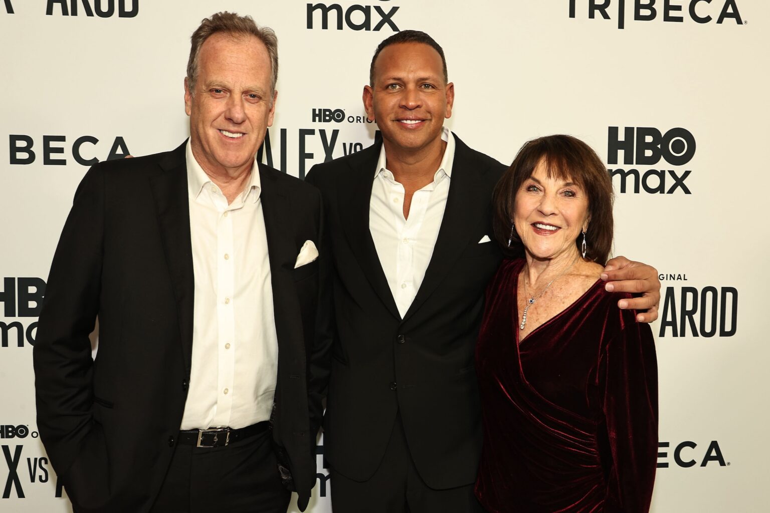 New York, New York - 11/3/25 HBO Documentary Films World Premiere of “ALEX VS AROD” -PICTURED: Michael Kay , Alex Rodriguez and Susyn Wildman - PHOTO by: Dave Allocca / Starpix - Location: DGA