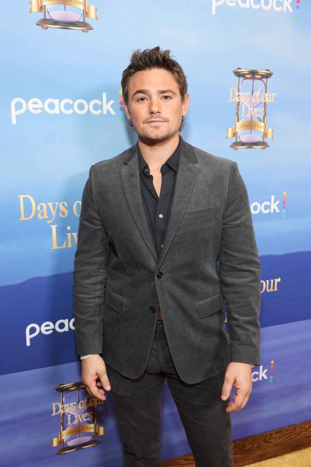 DAYS OF OUR LIVES -- "60th Anniversary Red Carpet" Episode -- Pictured: Carson Boatman -- (Photo by: Todd Williamson/Peacock)