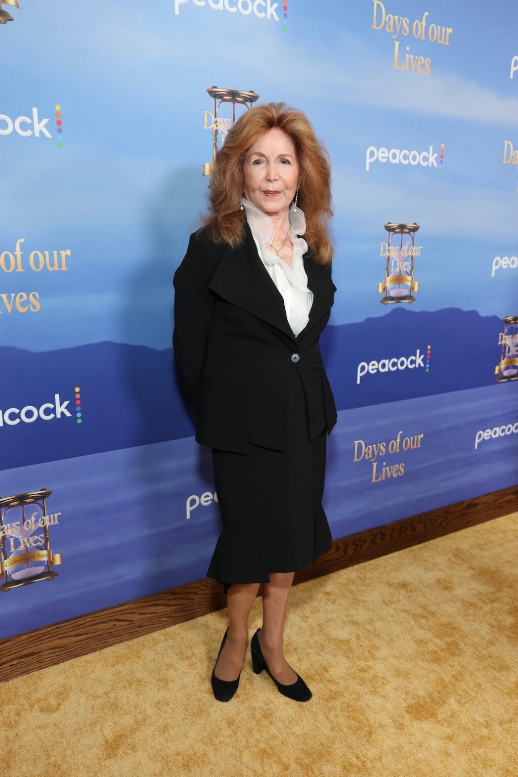DAYS OF OUR LIVES -- "60th Anniversary Red Carpet" Episode -- Pictured: Suzanne Rogers -- (Photo by: Todd Williamson/Peacock)