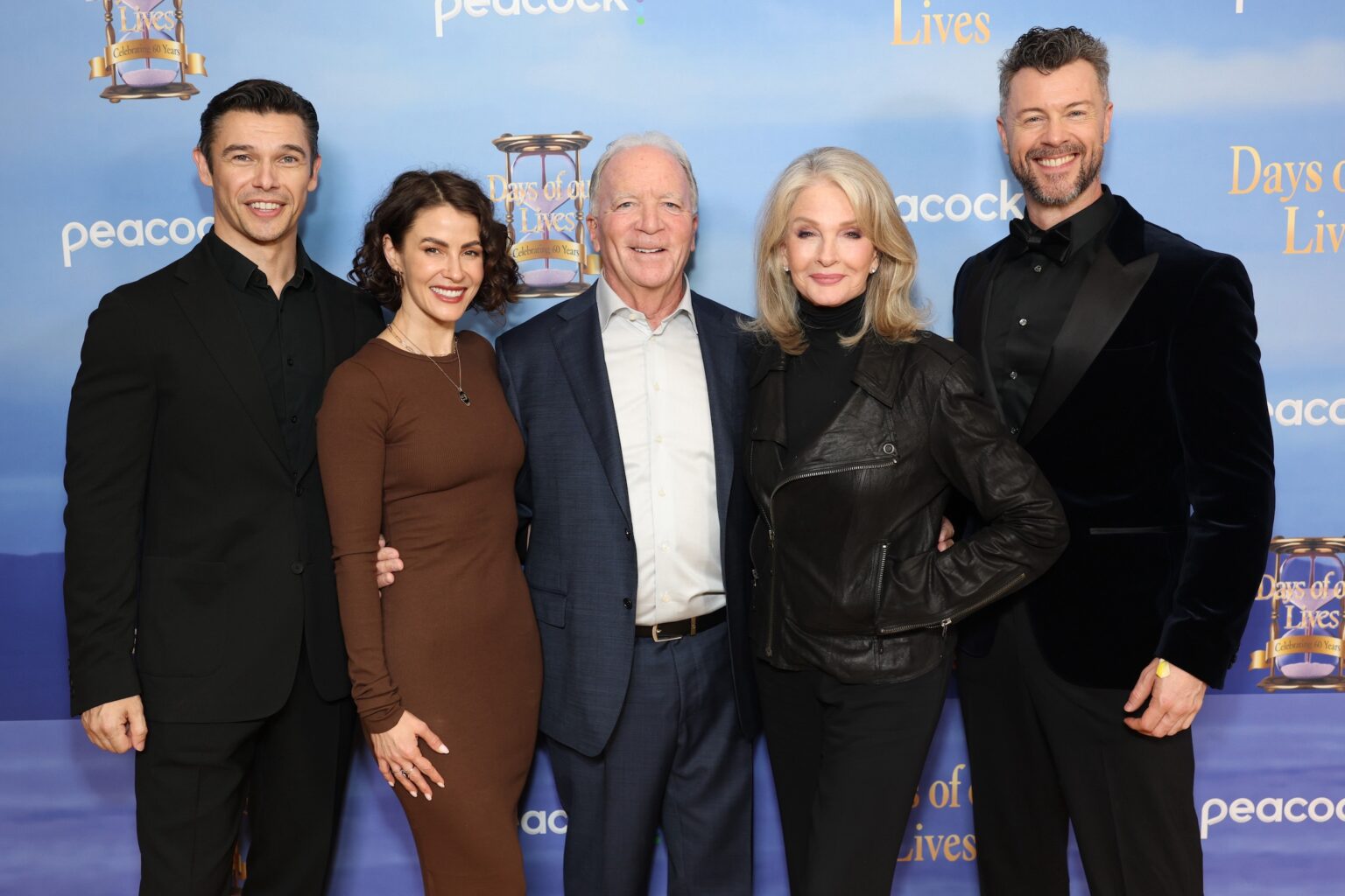 DAYS OF OUR LIVES -- "60th Anniversary Red Carpet" Episode -- Pictured: (l-r) -- (Photo by: Todd Williamson/Peacock)
