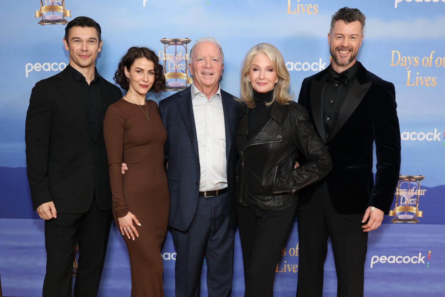 DAYS OF OUR LIVES -- "60th Anniversary Red Carpet" Episode -- Pictured: (l-r) -- (Photo by: Todd Williamson/Peacock)
