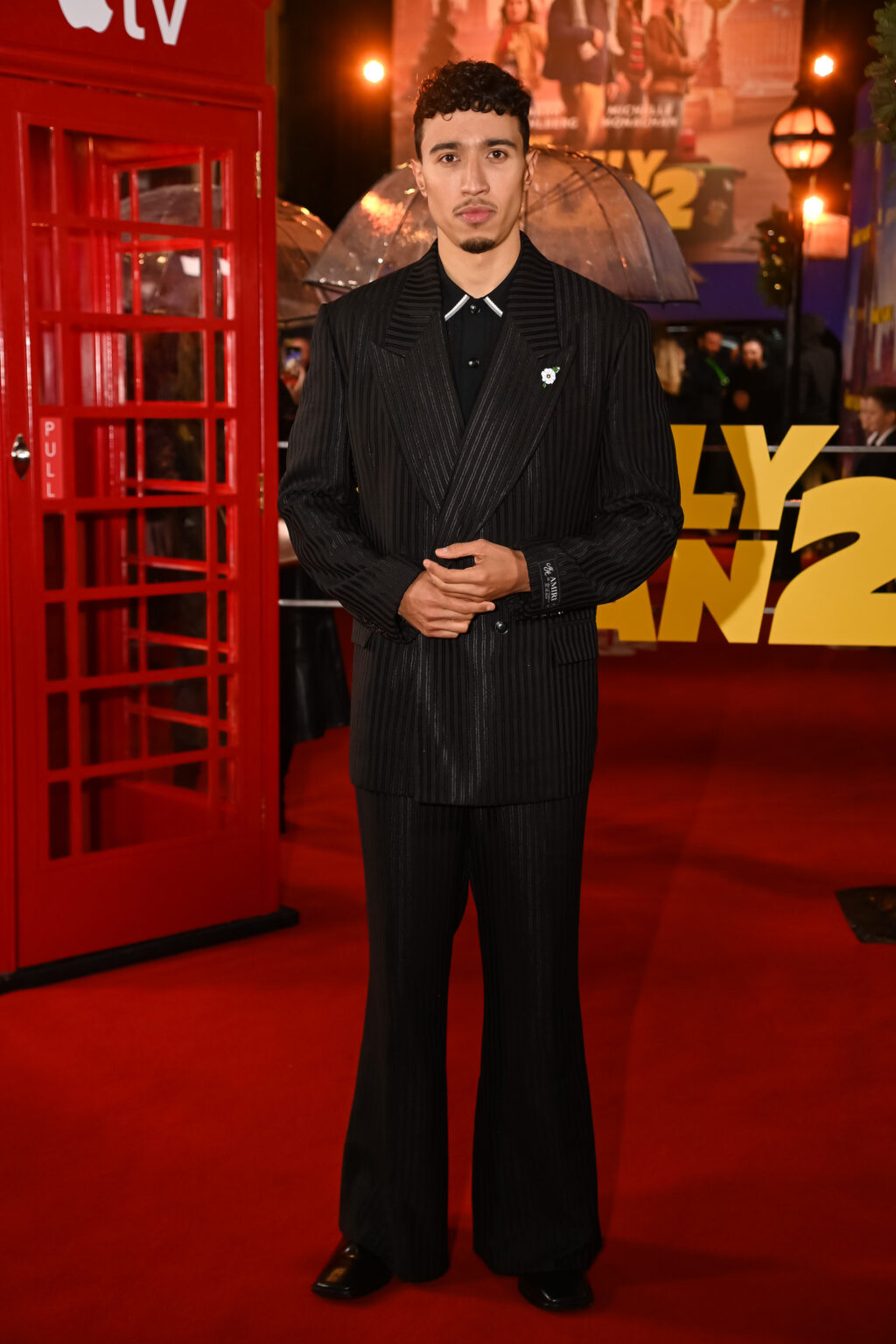 LONDON, ENGLAND - NOVEMBER 11: Reda Elazouar attends the World Premiere of Apple Original Films' "The Family Plan 2" at Curzon Mayfair on November 11, 2025 in London, England. "The Family Plan 2" will premiere globally on Apple TV on Friday, November 21, 2025. Photo Credit: Dave Benett