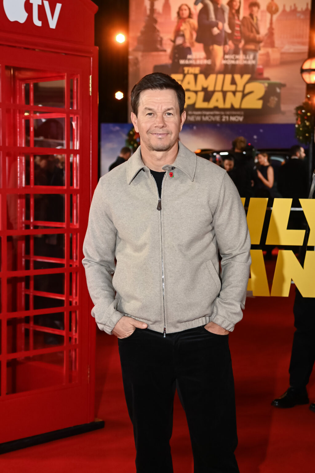 LONDON, ENGLAND - NOVEMBER 11: Mark Wahlberg attends the World Premiere of Apple Original Films' "The Family Plan 2" at Curzon Mayfair on November 11, 2025 in London, England. "The Family Plan 2" will premiere globally on Apple TV on Friday, November 21, 2025. Photo Credit: Dave Benett