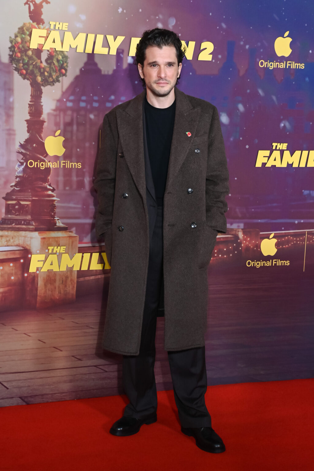 LONDON, ENGLAND - NOVEMBER 11: Kit Harington attends the World Premiere of Apple Original Films' "The Family Plan 2" at Curzon Mayfair on November 11, 2025 in London, England. "The Family Plan 2" will premiere globally on Apple TV on Friday, November 21, 2025. Photo Credit: Dave Benett