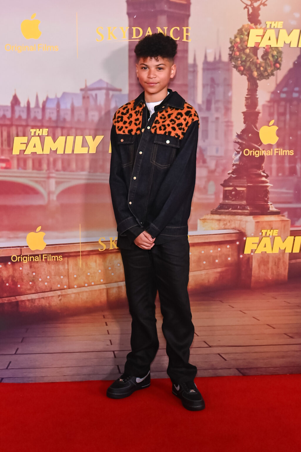 LONDON, ENGLAND - NOVEMBER 11: Elliott Heffernan attends the World Premiere of Apple Original Films' "The Family Plan 2" at Curzon Mayfair on November 11, 2025 in London, England. "The Family Plan 2" will premiere globally on Apple TV on Friday, November 21, 2025. Photo Credit: Dave Benett