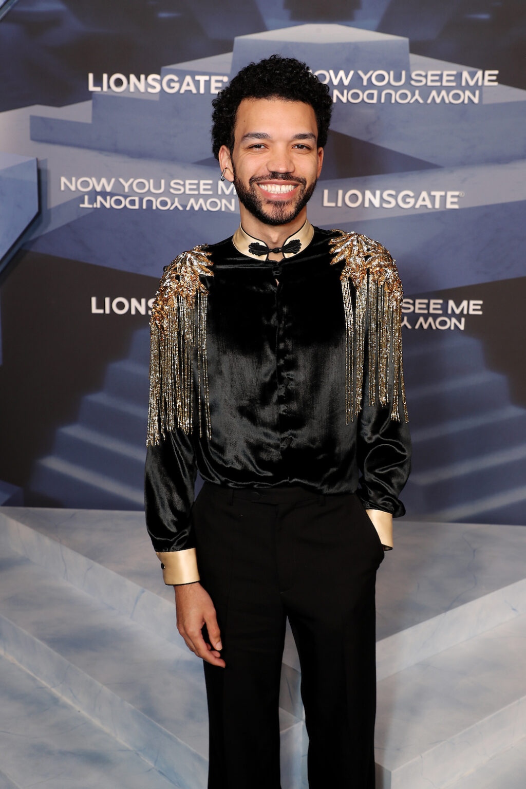 New York, New York - 11/10/25 - Justice Smith attends the Lionsgate New York Premiere of Now You See Me: Now You Don’t - PICTURED: Justice Smith - PHOTO by: Marion Curtis / StarPix for Lionsgate - Location: Lighthouse @ Pier 61