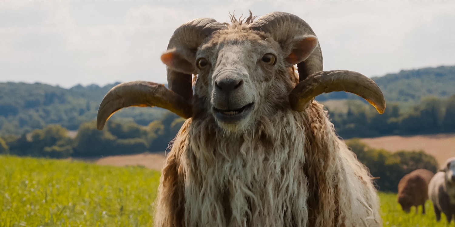 Patrick Stewart as the voice of Sir Ritchfield in THE SHEEP DETECTIVES, from Amazon MGM Studios. Photo credit: Courtesy of Amazon MGM Studios © 2026 Amazon Content Services LLC. All Rights Reserved.