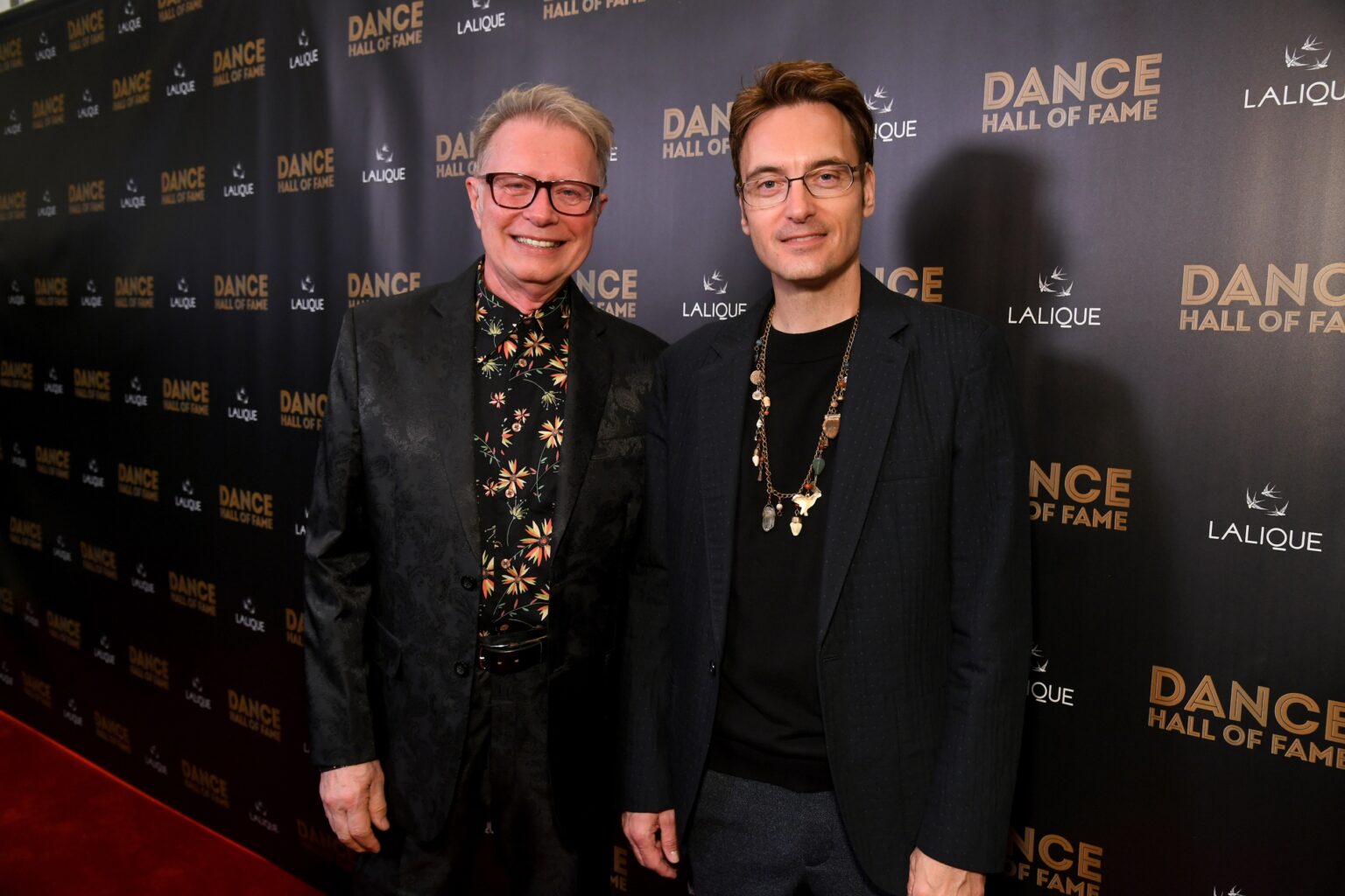 CULVER CITY, CALIFORNIA - DECEMBER 03: (L-R) Vincent Paterson and René Lamontagne attend the inaugural Dance Hall of Fame ceremony honoring the most influential artists in dance history at Glorya Kaufman Community Center on December 03, 2025 in Culver City, California. (Photo by Alberto E. Rodriguez/Getty Images for Dance Hall of Fame)