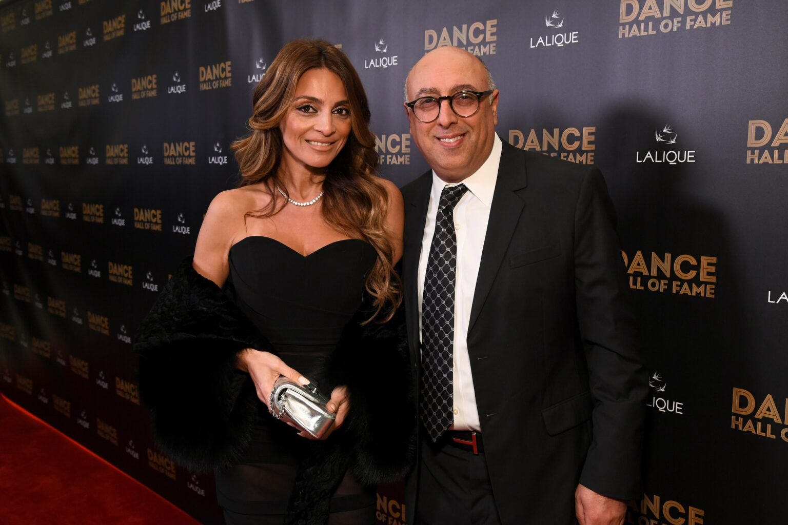 CULVER CITY, CALIFORNIA - DECEMBER 03: (L-R) Shantel Behroozan and Dr. Daniel Behroozan attend the inaugural Dance Hall of Fame ceremony honoring the most influential artists in dance history at Glorya Kaufman Community Center on December 03, 2025 in Culver City, California. (Photo by Alberto E. Rodriguez/Getty Images for Dance Hall of Fame)
