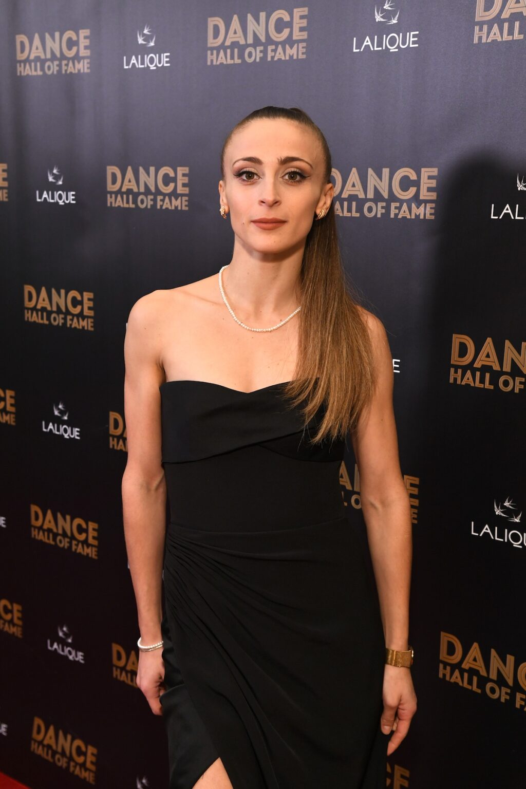 CULVER CITY, CALIFORNIA - DECEMBER 03: Marzia Memoli attends the inaugural Dance Hall of Fame ceremony honoring the most influential artists in dance history at Glorya Kaufman Community Center on December 03, 2025 in Culver City, California. (Photo by Alberto E. Rodriguez/Getty Images for Dance Hall of Fame)
