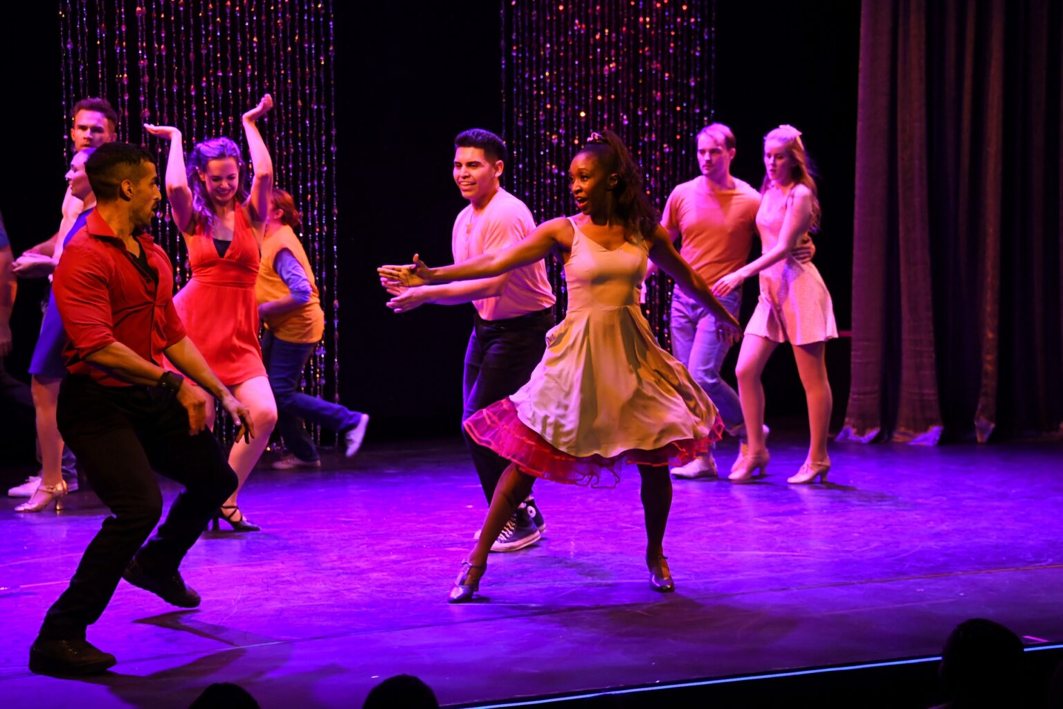 CULVER CITY, CALIFORNIA - DECEMBER 03: A special “West Side Story” performance by Hector Guerrero is seen onstage during the inaugural Dance Hall of Fame ceremony honoring the most influential artists in dance history at Glorya Kaufman Community Center on December 03, 2025 in Culver City, California. (Photo by Alberto E. Rodriguez/Getty Images for Dance Hall of Fame)