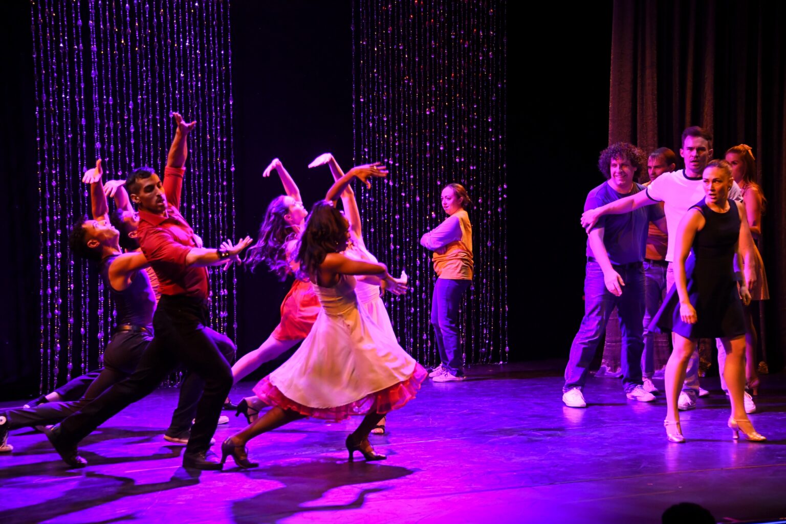 CULVER CITY, CALIFORNIA - DECEMBER 03: A special “West Side Story” performance by Hector Guerrero is seen onstage during the inaugural Dance Hall of Fame ceremony honoring the most influential artists in dance history at Glorya Kaufman Community Center on December 03, 2025 in Culver City, California. (Photo by Alberto E. Rodriguez/Getty Images for Dance Hall of Fame)