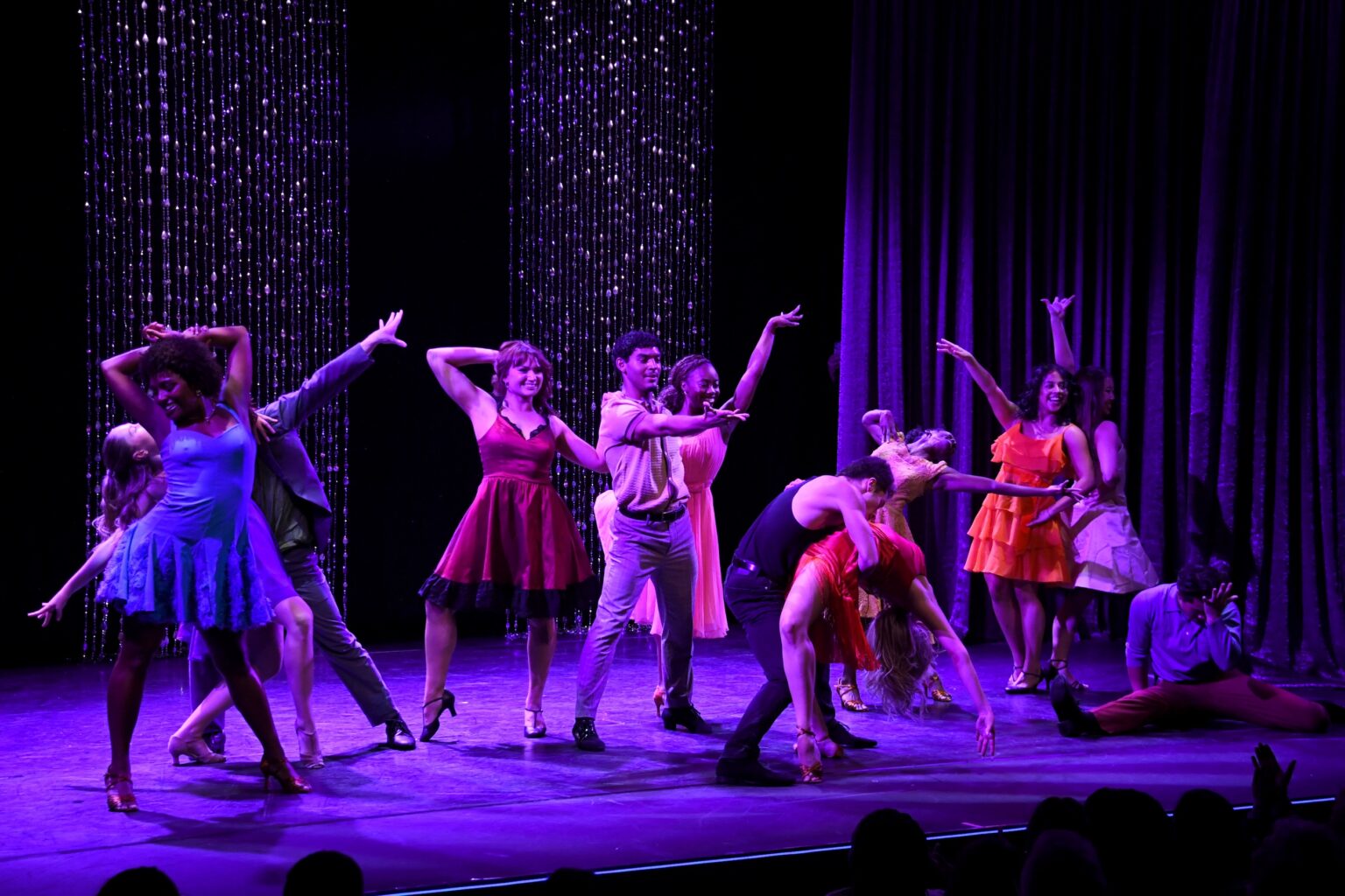 CULVER CITY, CALIFORNIA - DECEMBER 03: USC Glorya Kaufman School of Dance students perform an “(I’ve Had) The Time of My Life” tribute featuring Mia Maxwell and Oscar Gutierrez is seen onstage during the inaugural Dance Hall of Fame ceremony honoring the most influential artists in dance history at Glorya Kaufman Community Center on December 03, 2025 in Culver City, California. (Photo by Alberto E. Rodriguez/Getty Images for Dance Hall of Fame)