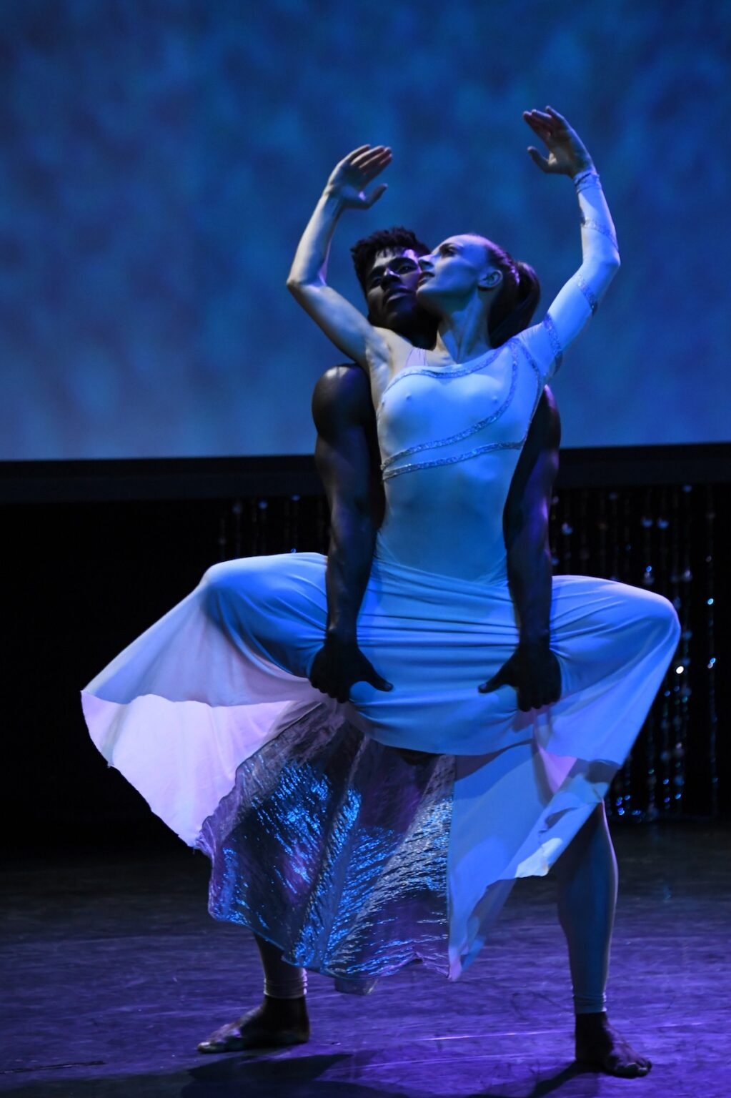 CULVER CITY, CALIFORNIA - DECEMBER 03: Lloyd Knight and Marzia Memoli perform onstage during the inaugural Dance Hall of Fame ceremony honoring the most influential artists in dance history at Glorya Kaufman Community Center on December 03, 2025 in Culver City, California. (Photo by Alberto E. Rodriguez/Getty Images for Dance Hall of Fame)