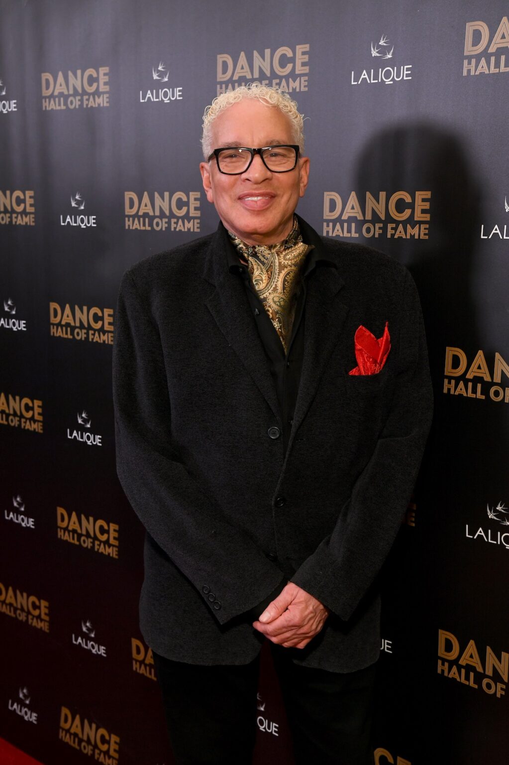 CULVER CITY, CALIFORNIA - DECEMBER 03: A guest attends the inaugural Dance Hall of Fame ceremony honoring the most influential artists in dance history at Glorya Kaufman Community Center on December 03, 2025 in Culver City, California. (Photo by Alberto E. Rodriguez/Getty Images for Dance Hall of Fame)