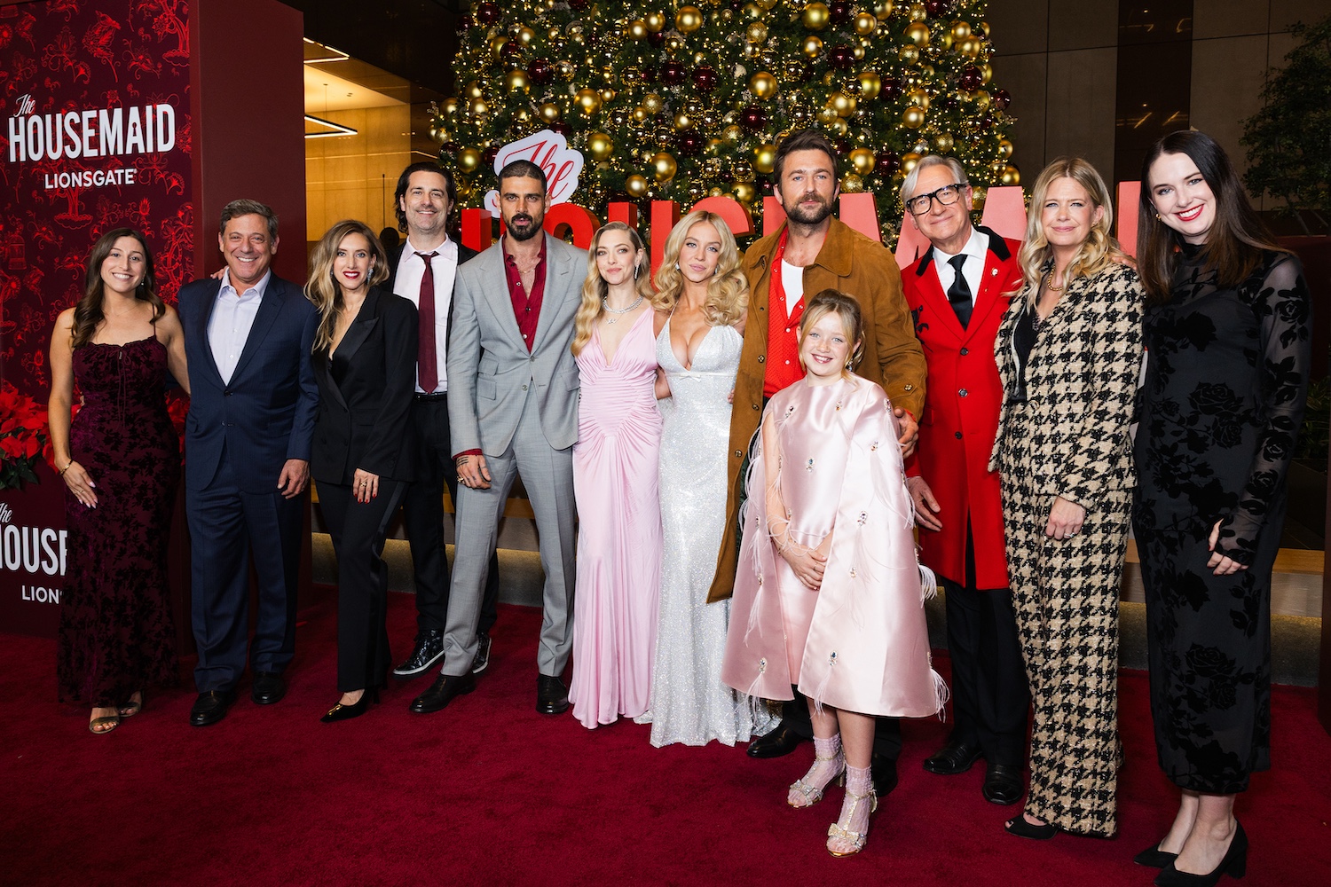 THE HOUSEMAID World Premiere Red Carpet Photos of Sydney Sweeney, Amanda Seyfried, Brandon Sklenar, Michele Morrone & More