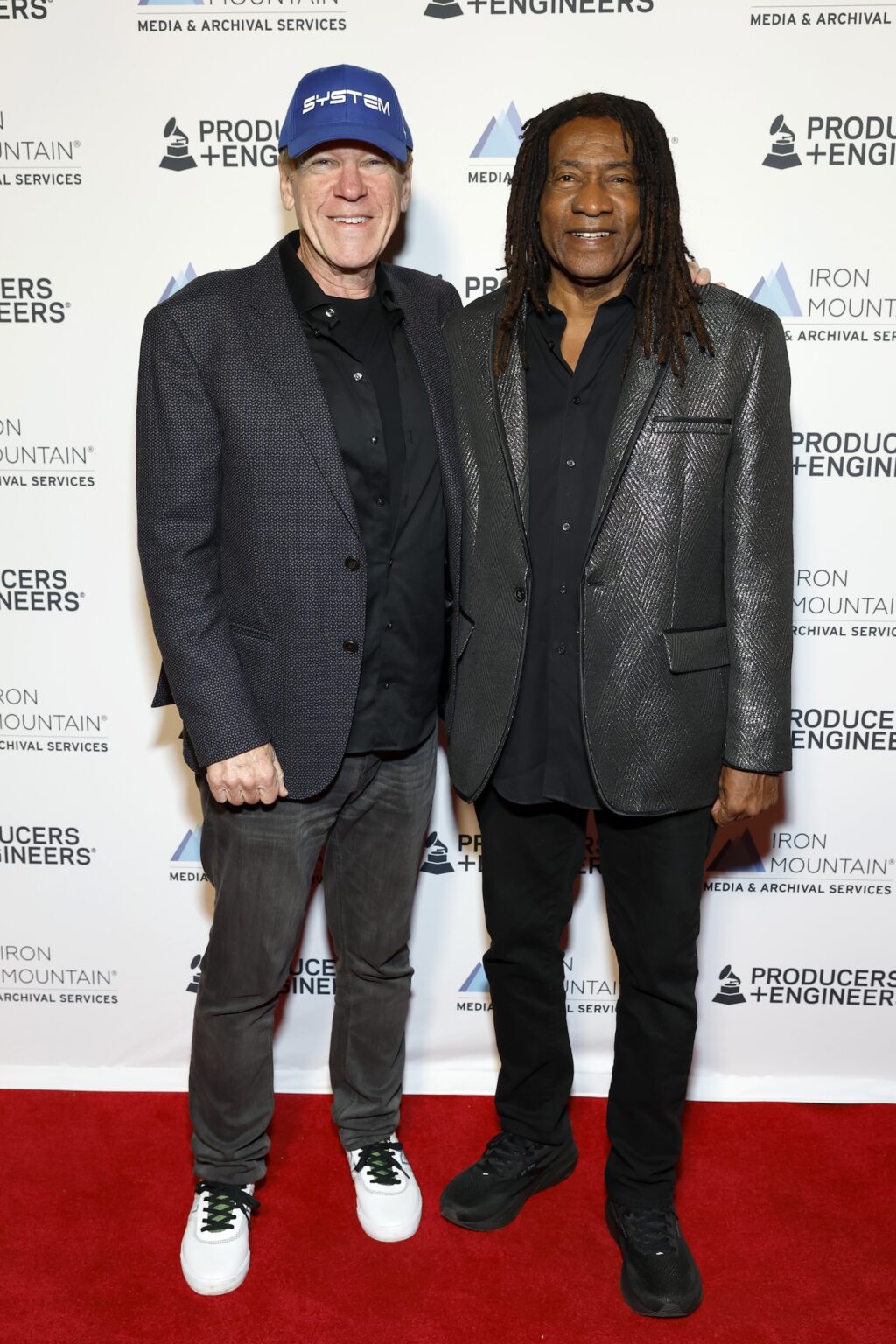 LOS ANGELES, CALIFORNIA - JANUARY 28: (L-R) David Frank and Jimmy Douglass attend the Producers & Engineers Wing GRAMMY Week Celebration at The Preserve LA on January 28, 2026 in Los Angeles, California. (Photo by Leon Bennett/Getty Images for The Recording Academy)