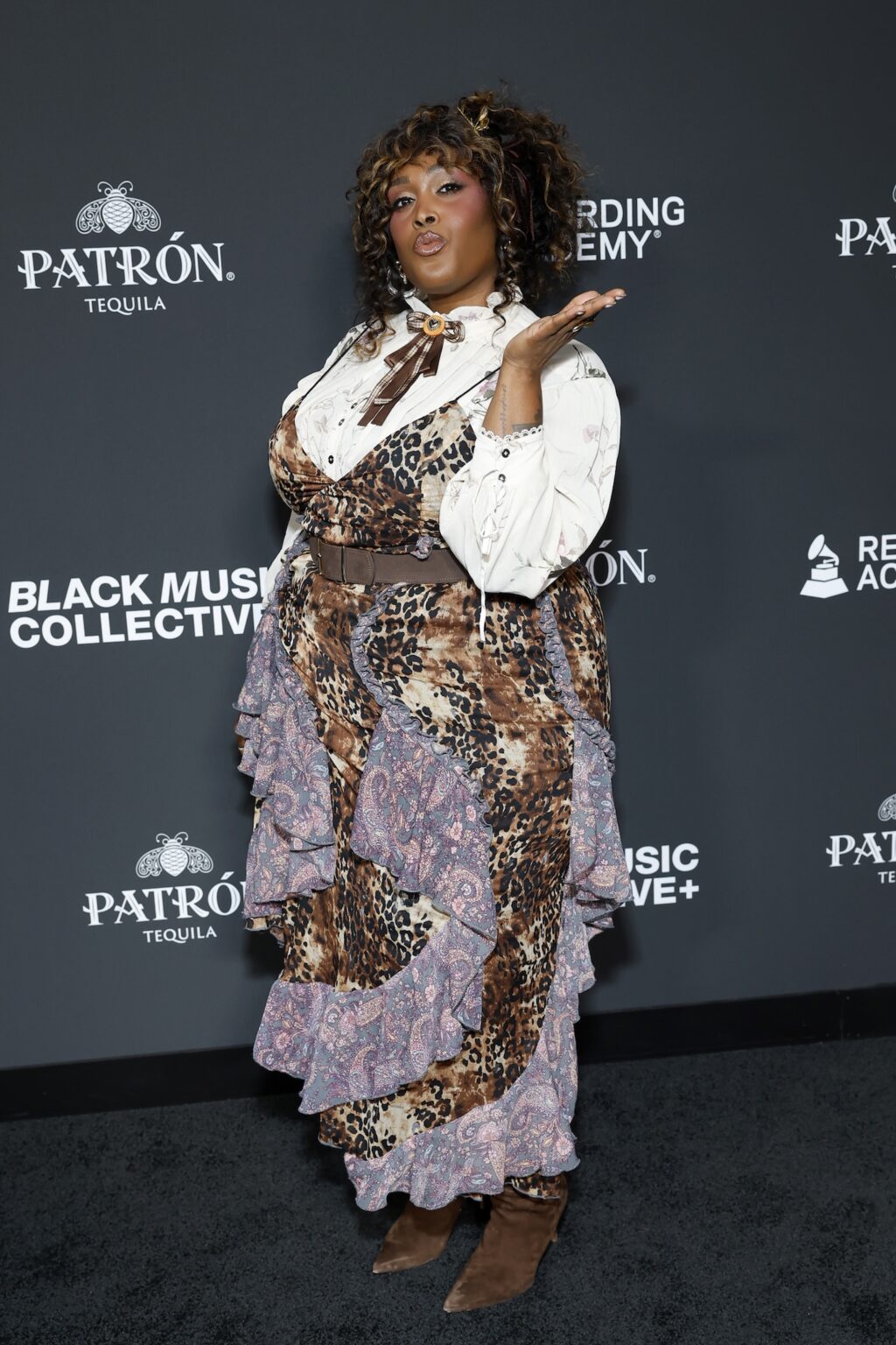 LOS ANGELES, CALIFORNIA - JANUARY 29: Brittney Spencer attends the 2026 Recording Academy Honors presented by The Black Music Collective during the 68th GRAMMY Awards on January 29, 2026 in Los Angeles, California. (Photo by Leon Bennett/Getty Images for The Recording Academy)