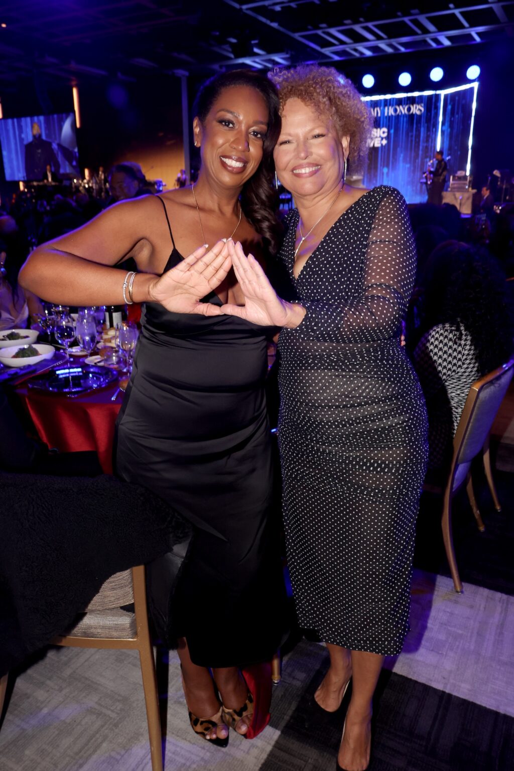 LOS ANGELES, CALIFORNIA - JANUARY 29: (L-R) Sherrese Clarke and Debra L. Lee attend the 2026 Recording Academy Honors presented by The Black Music Collective during the 68th GRAMMY Awards on January 29, 2026 in Los Angeles, California. (Photo by Johnny Nunez/Getty Images for The Recording Academy)