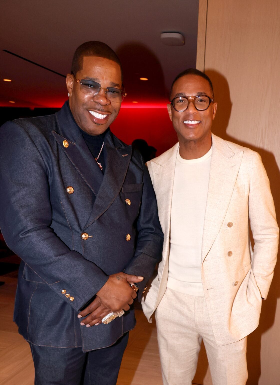 LOS ANGELES, CALIFORNIA - JANUARY 29: (L-R) Busta Rhymes and Don Lemon attend the 2026 Recording Academy Honors presented by The Black Music Collective during the 68th GRAMMY Awards on January 29, 2026 in Los Angeles, California. (Photo by Johnny Nunez/Getty Images for The Recording Academy)
