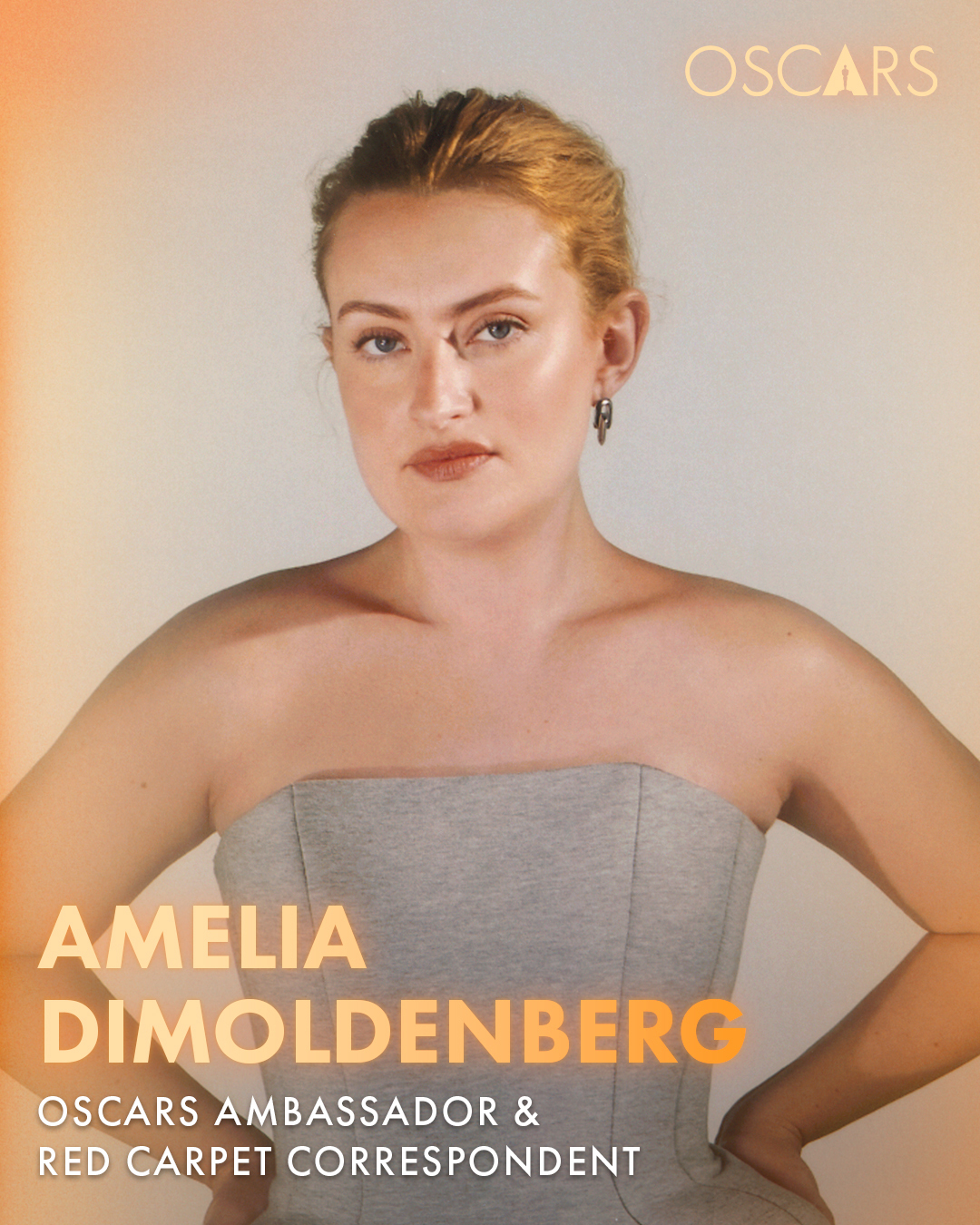 AMELIA DIMOLDENBERG RETURNS FOR THIRD YEAR AS ACADEM'S OFFICIAL SOCIAL MEDIA AMBASSADOR AND RED CARPET CORRESPONDENT FOR THE 98TH OSCARS® SEASON