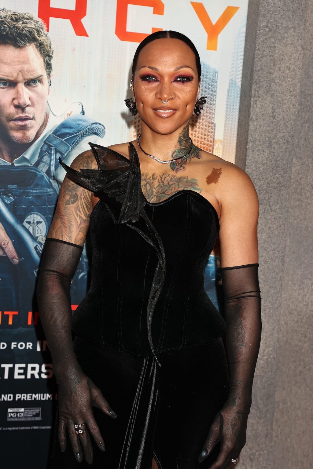 New York, New York 1/20/26 New York Premiere for “ MERCY “ starring Chris Pratt , In theaters January 23 , : Kali Reis - PHOTO by: Dave Allocca / Starpix - Location: Regal AMC Lincoln