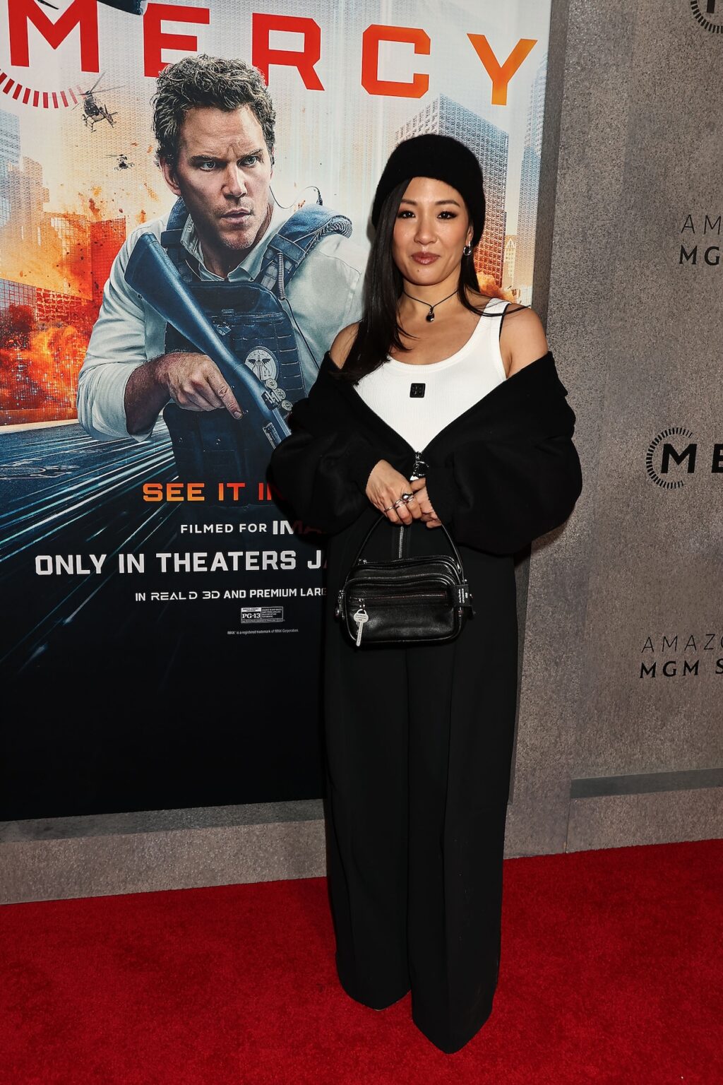 New York, New York 1/20/26 New York Premiere for “ MERCY “ starring Chris Pratt , In theaters January 23 , : Constance Wu - PHOTO by: Dave Allocca / Starpix - Location: Regal AMC Lincoln