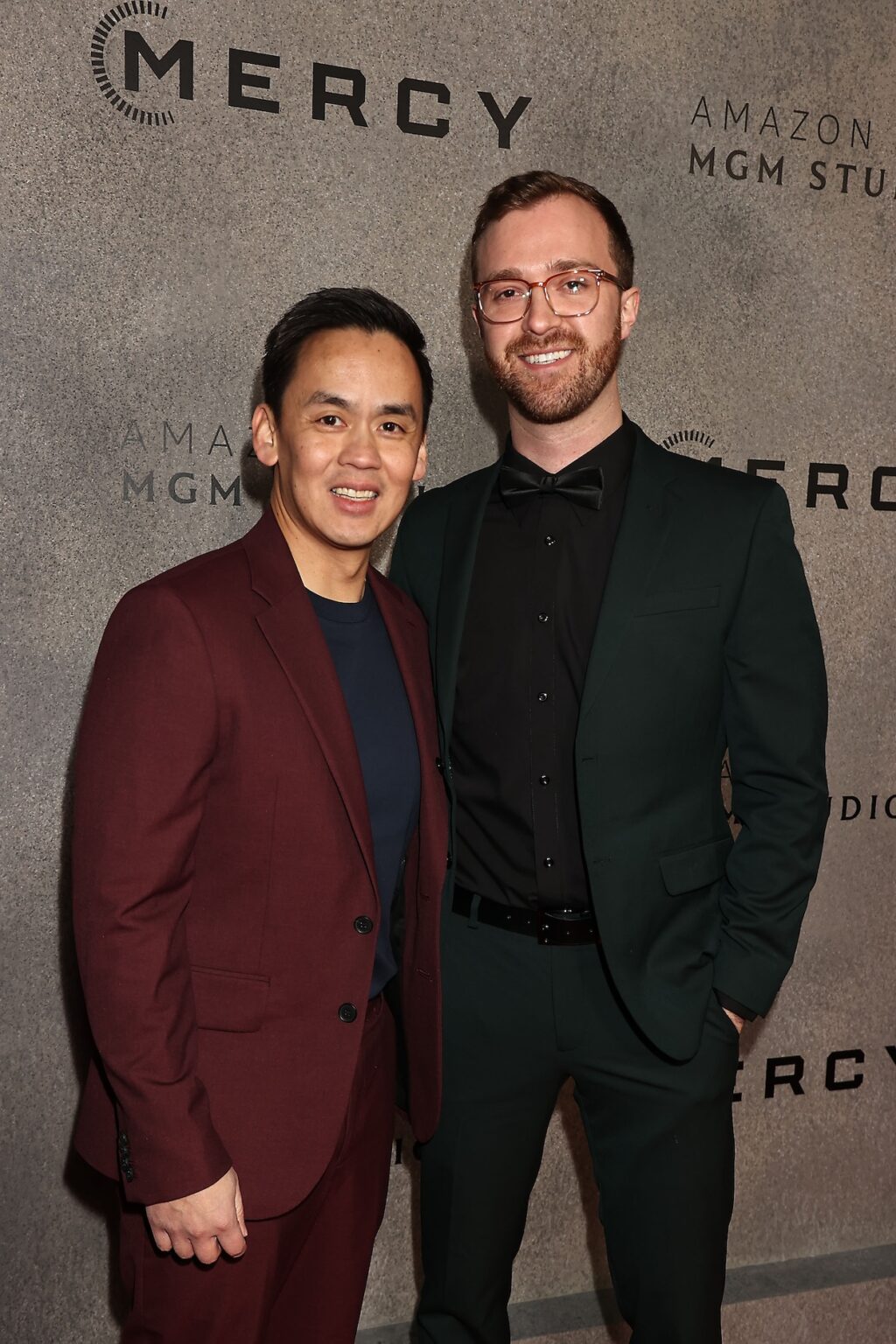 New York, New York 1/20/26 New York Premiere for “ MERCY “ starring Chris Pratt , In theaters January 23 , : Lam T. Nguyen and Austin Keeling - PHOTO by: Dave Allocca / Starpix - Location: Regal AMC Lincoln