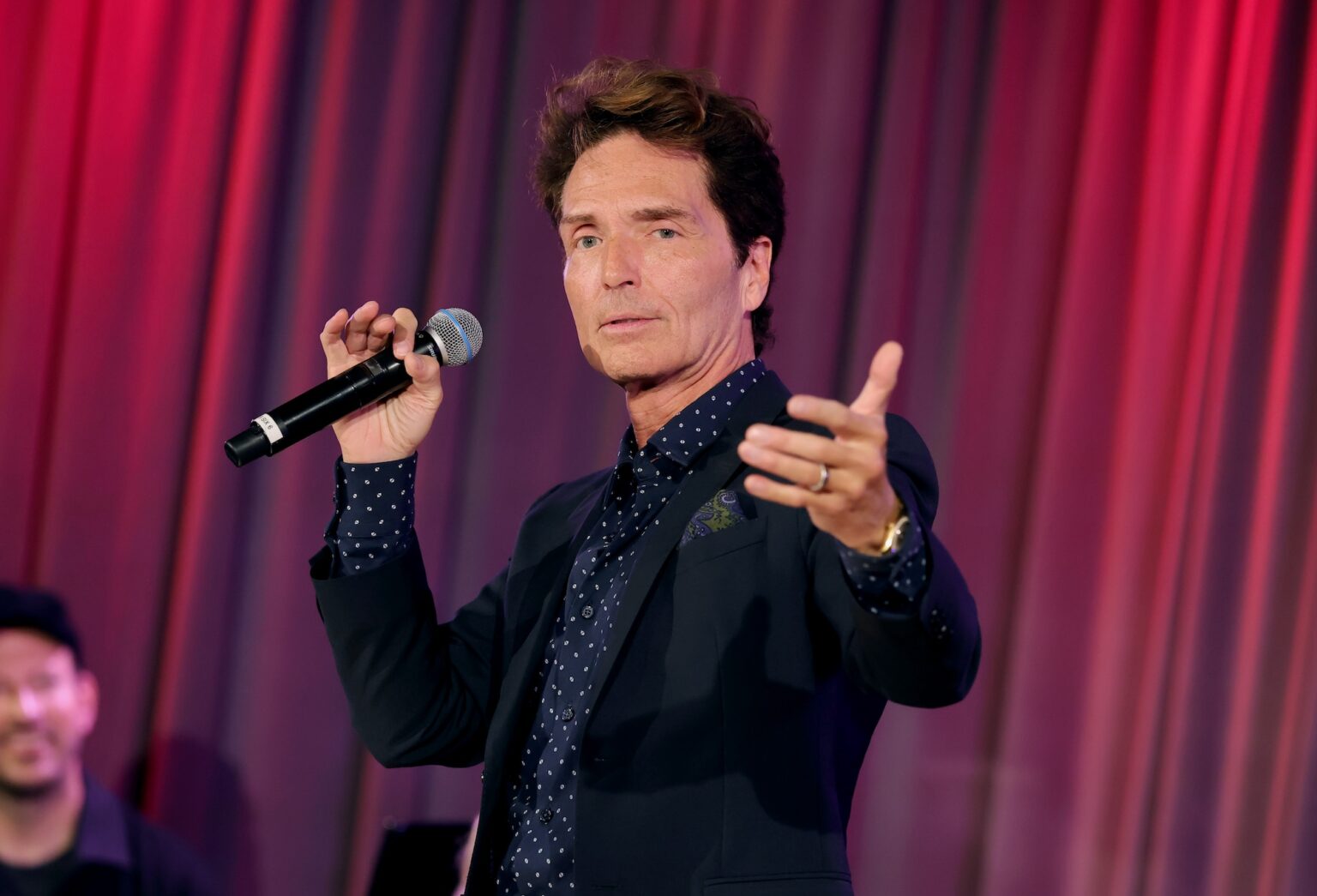 LOS ANGELES, CALIFORNIA - JANUARY 27: Richard Marx performs onstage during GRAMMY Studios Presents: Liner Notes during the 68th GRAMMY Awards at GRAMMY Museum on January 27, 2026 in Los Angeles, California. (Photo by Kevin Winter/Getty Images for The Recording Academy)
