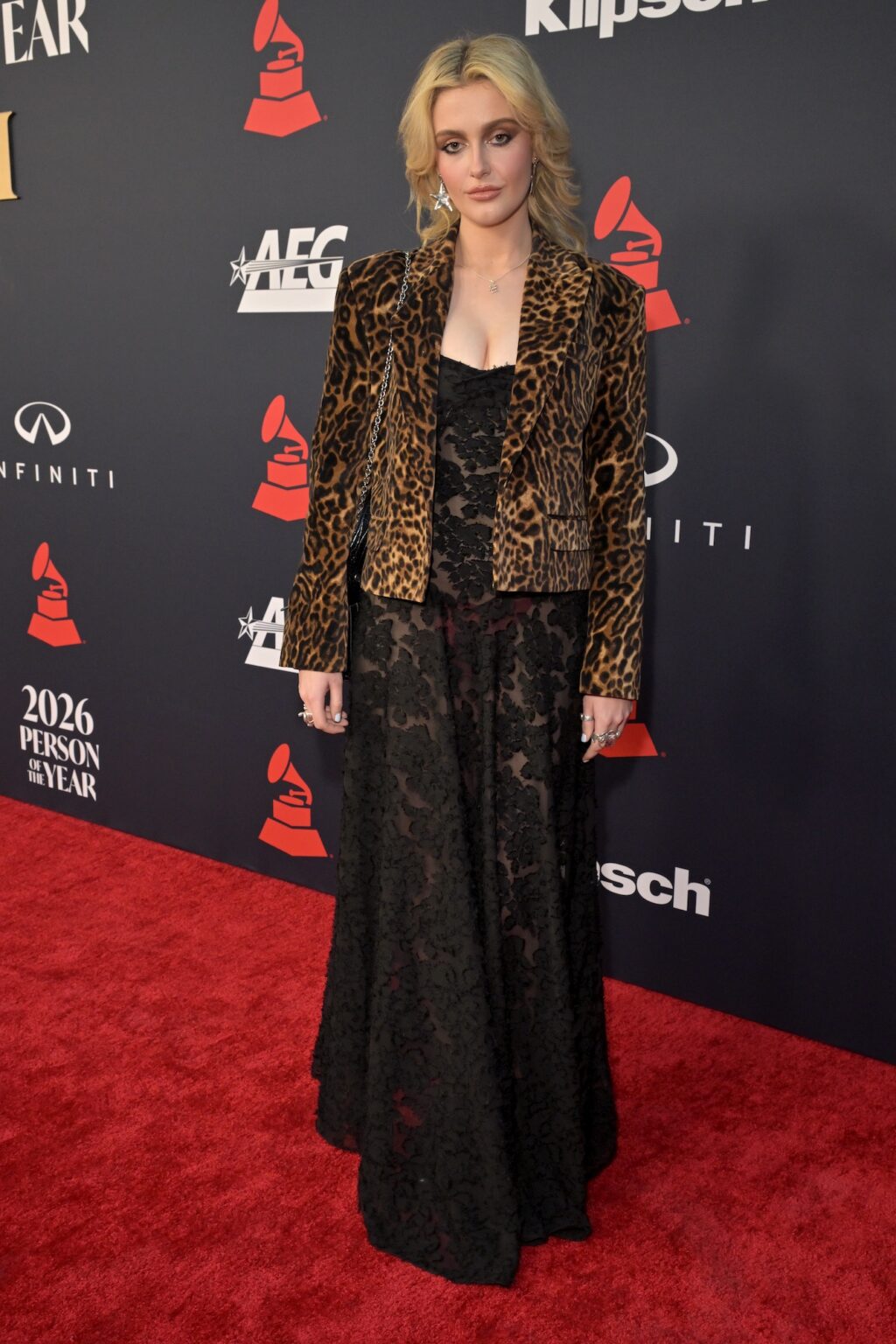 LOS ANGELES, CALIFORNIA - JANUARY 30: Hattie Steel attends 2026 MusiCares Person of the Year Honoring Mariah Carey on January 30, 2026 in Los Angeles, California. (Photo by Lester Cohen/Getty Images for The Recording Academy)